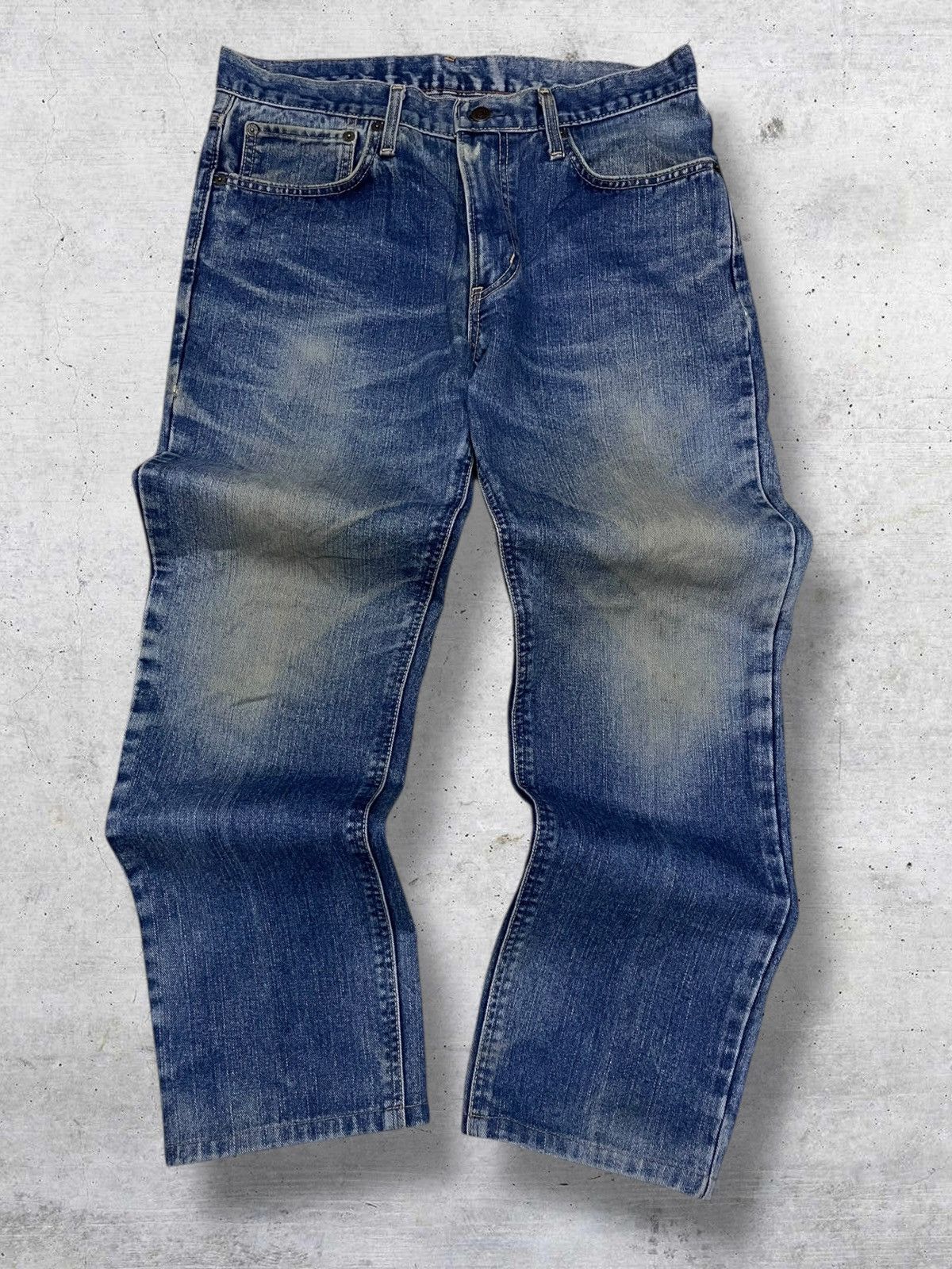 Edwin VINTAGE EDWIN DESIGNER 90S JAPAN MUDWASH DISTRESSED OG DENIM Size US 33 - 1 Thumbnail