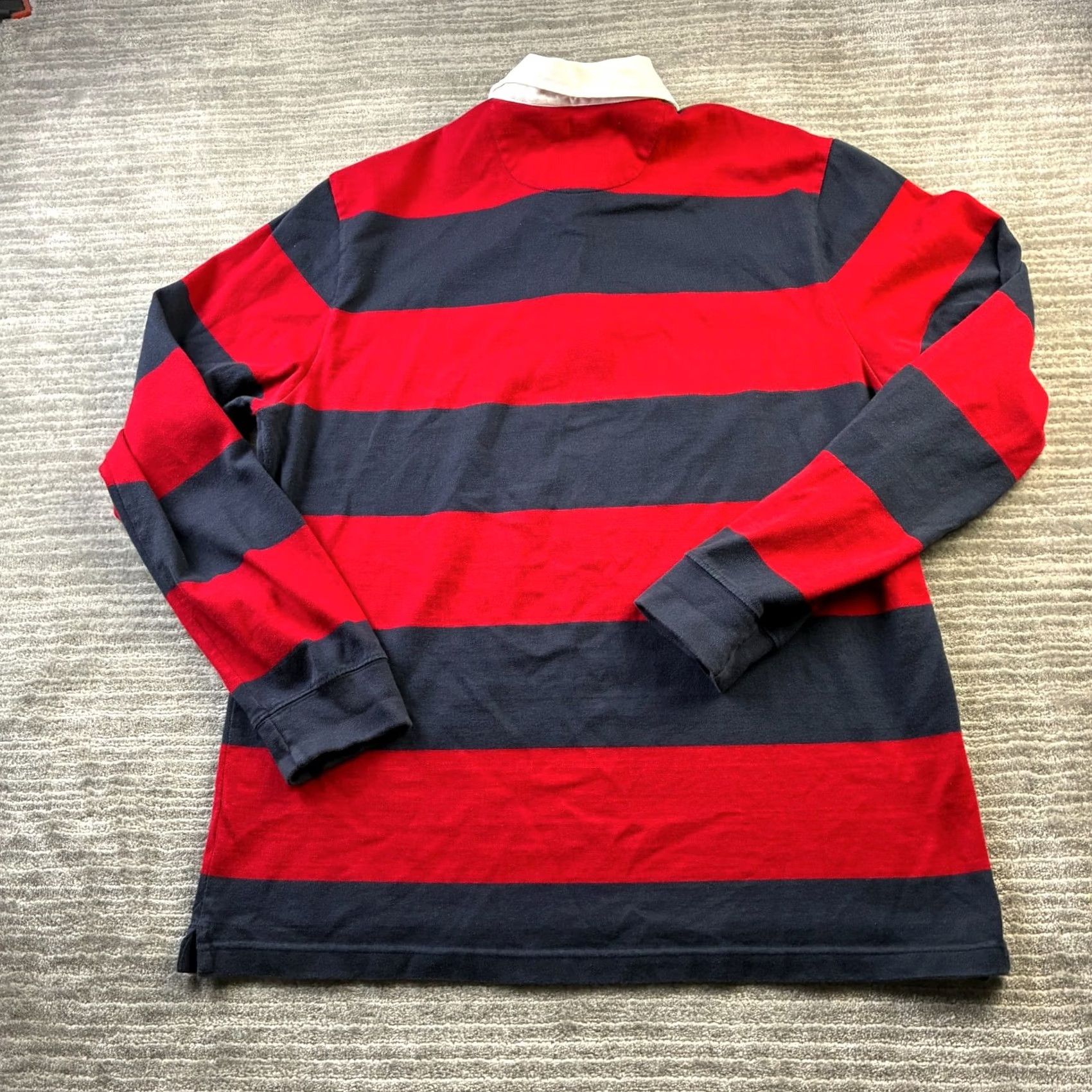 Chaps Chaps Rugby Shirt Mens Large Red Long Sleeve Polo Preppy Y2K Crest Size US L / EU 52-54 / 3 - 2 Thumbnail