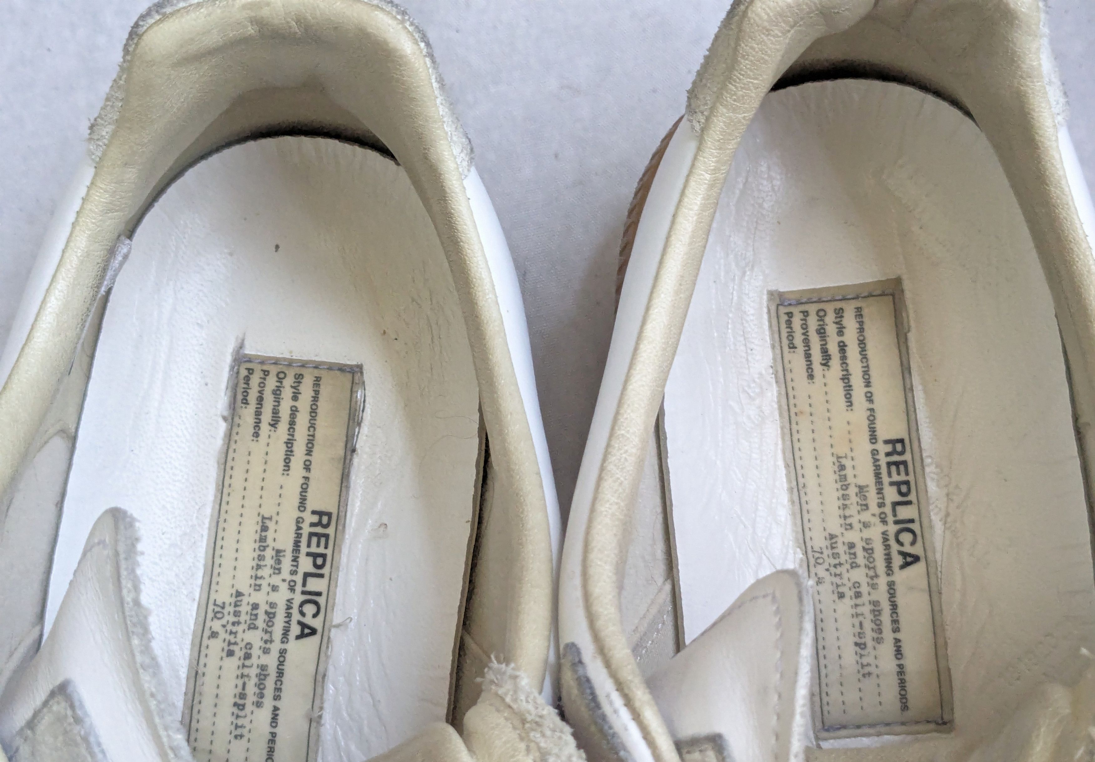 Maison Margiela Maison Margiela GAT Replica White 10 43 Low Tops Size US 10 / EU 43 - 6 Thumbnail