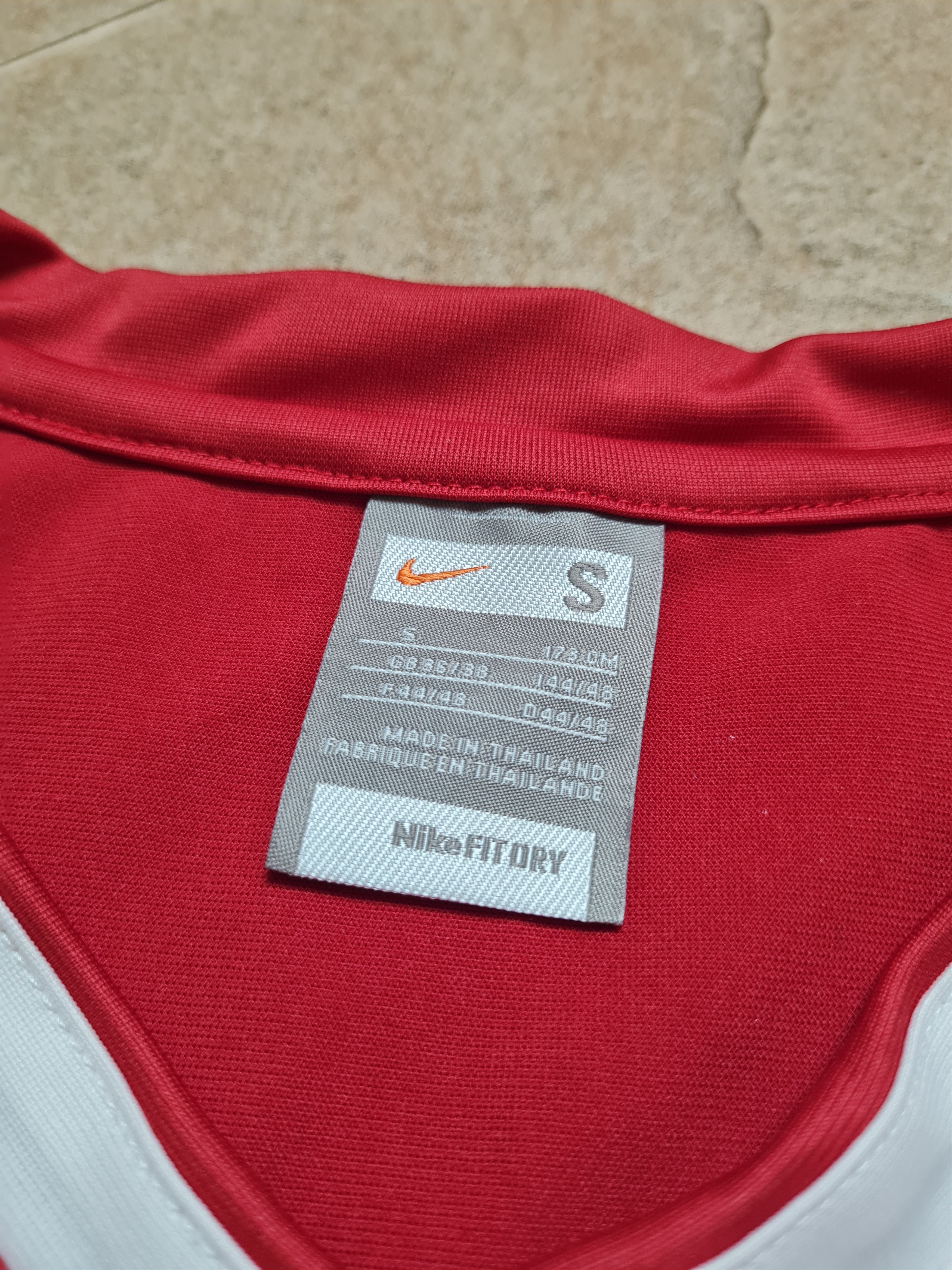 Nike Nike Striped Division Football Jersey Long Sleeve Red White Size US S / EU 44-46 / 1 - 17 Thumbnail