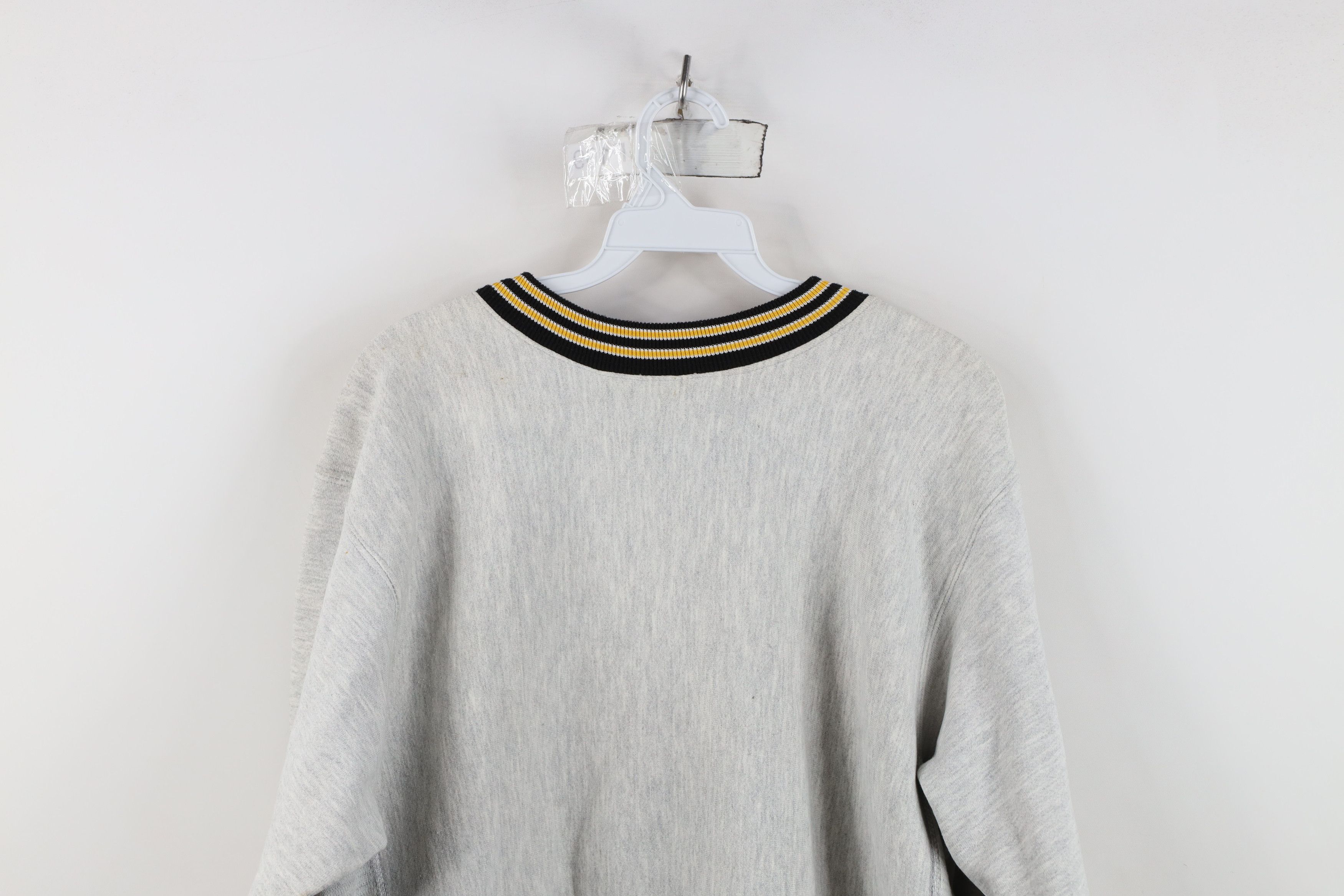 Vintage Vintage 90s Heavyweight Monmouth Sweatshirt Heather Gray USA Size US L / EU 52-54 / 3 - 13 Thumbnail