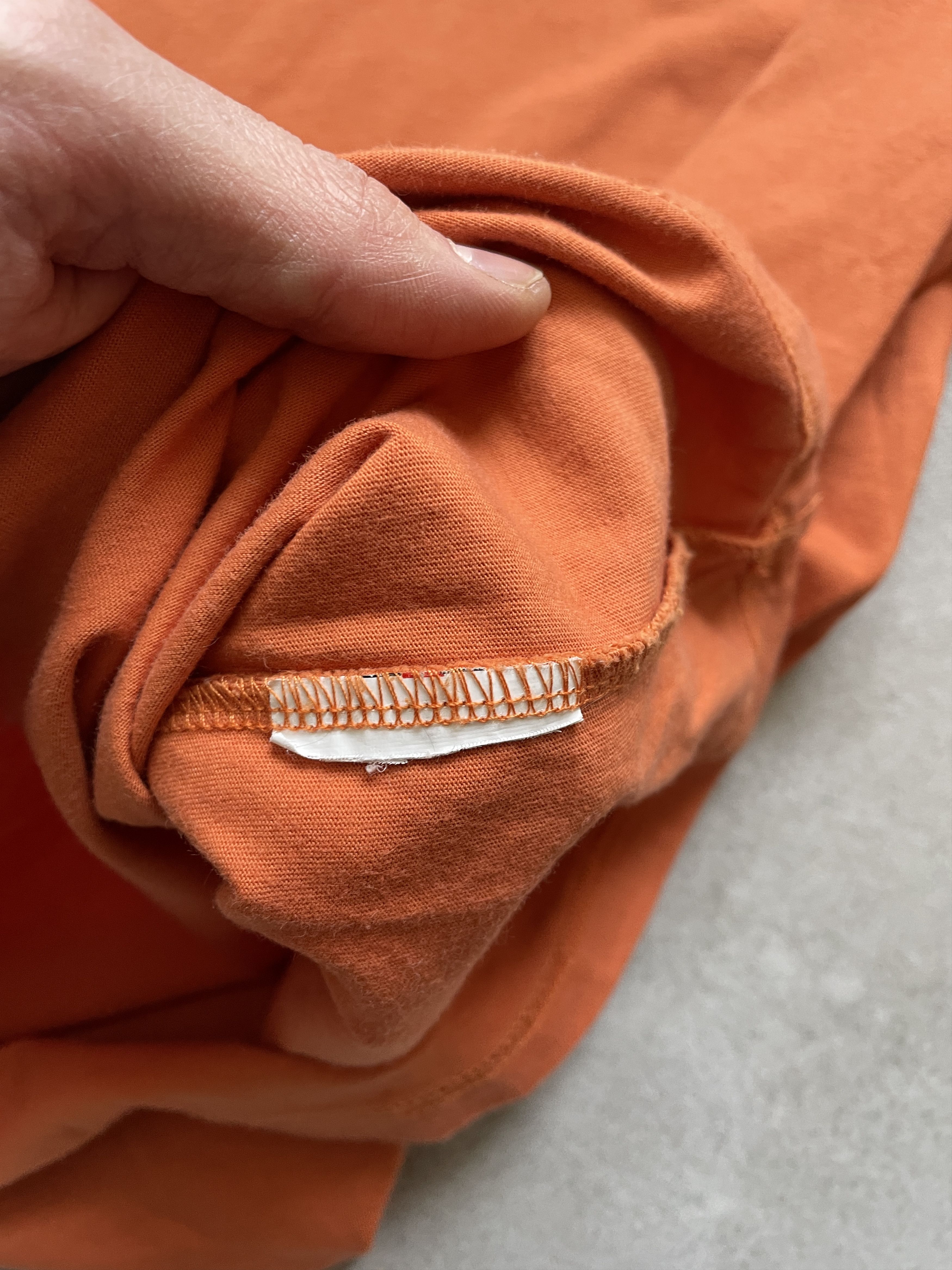 Pelle Pelle Y2K PELLE PELLE ORANGE RAP HIP HOP BAGGY TEE Size US L / EU 52-54 / 3 - 7 Thumbnail