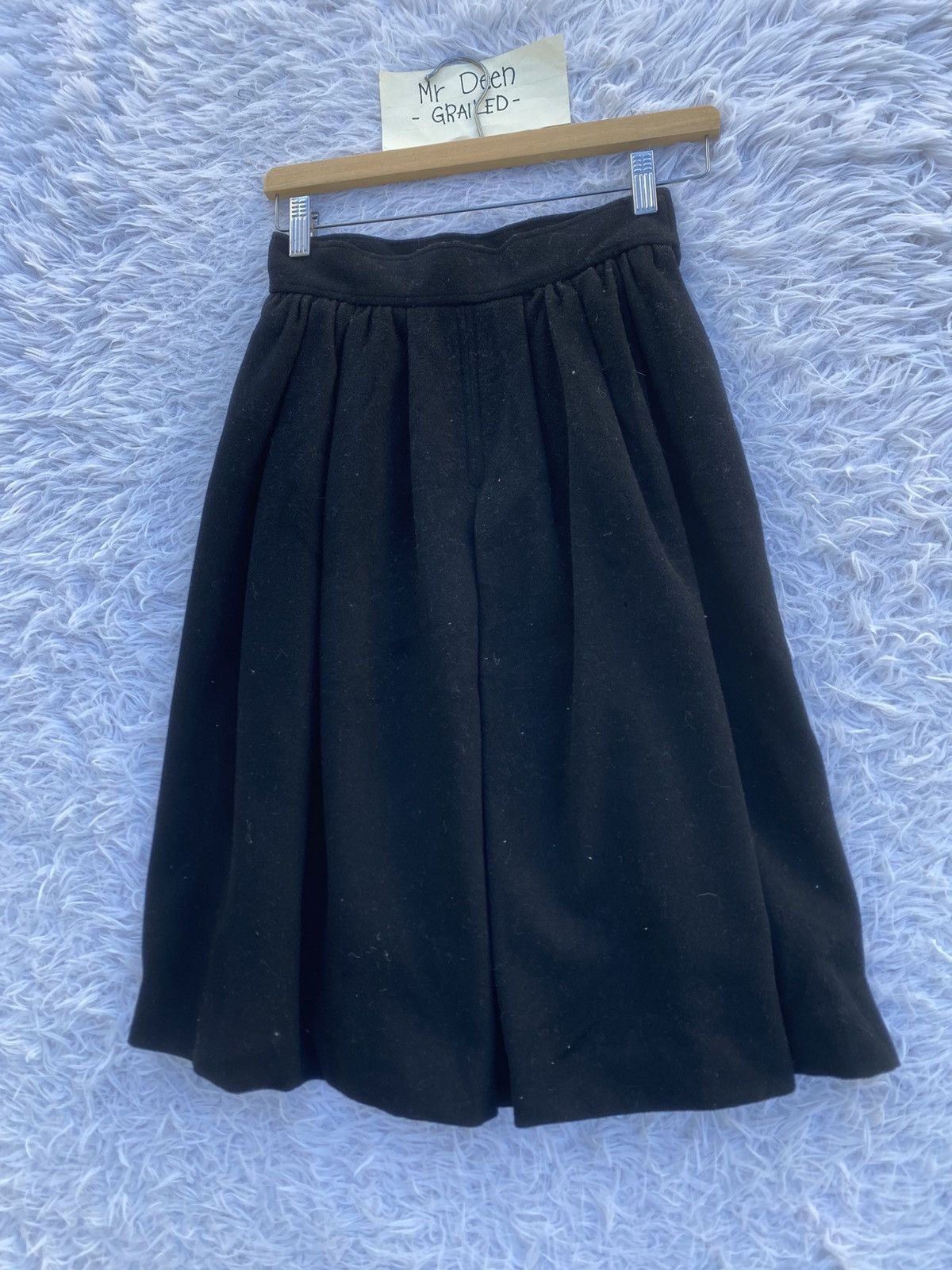 Yves Saint Laurent Rare Vintage Yves Saint Laurent YSL Wool Skirt Size 25" / US 0 / IT 36 - 3 Thumbnail