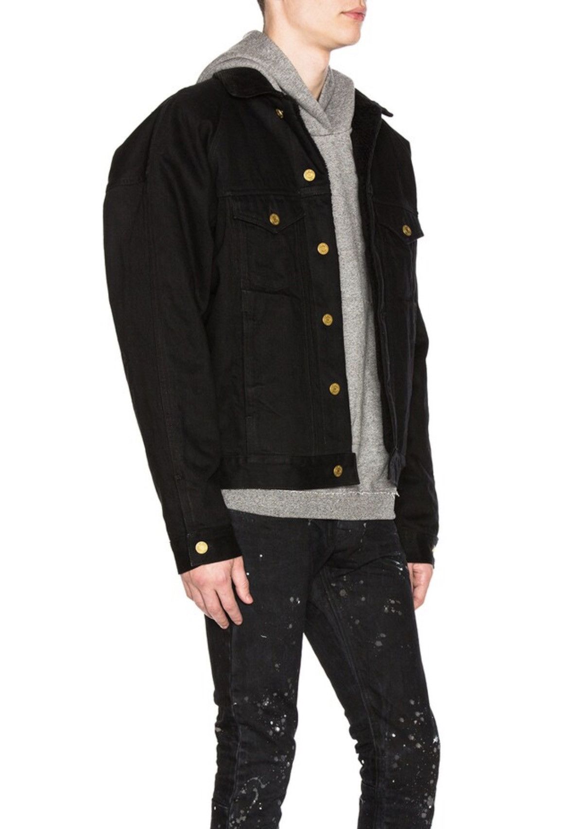 Fear of God FEAR OF GOD 5th Selvedge Denim Alpaca Trucker Jacket Size US S / EU 44-46 / 1 - 8 Thumbnail