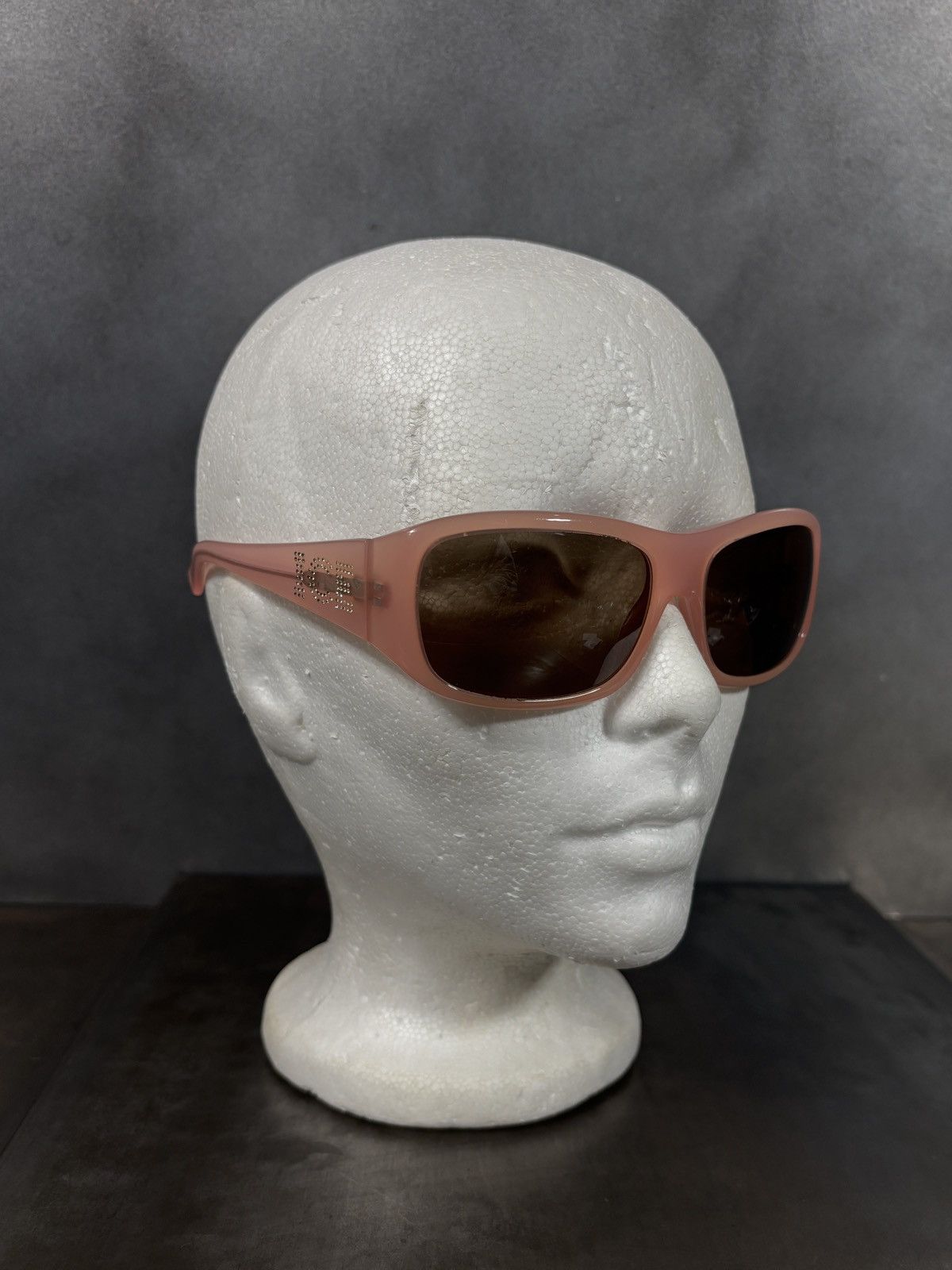 Iceberg 2000s ICEBERG Sunglasses Y2K Vintage Rhinestone Pink Jewel Size ONE SIZE - 3 Thumbnail