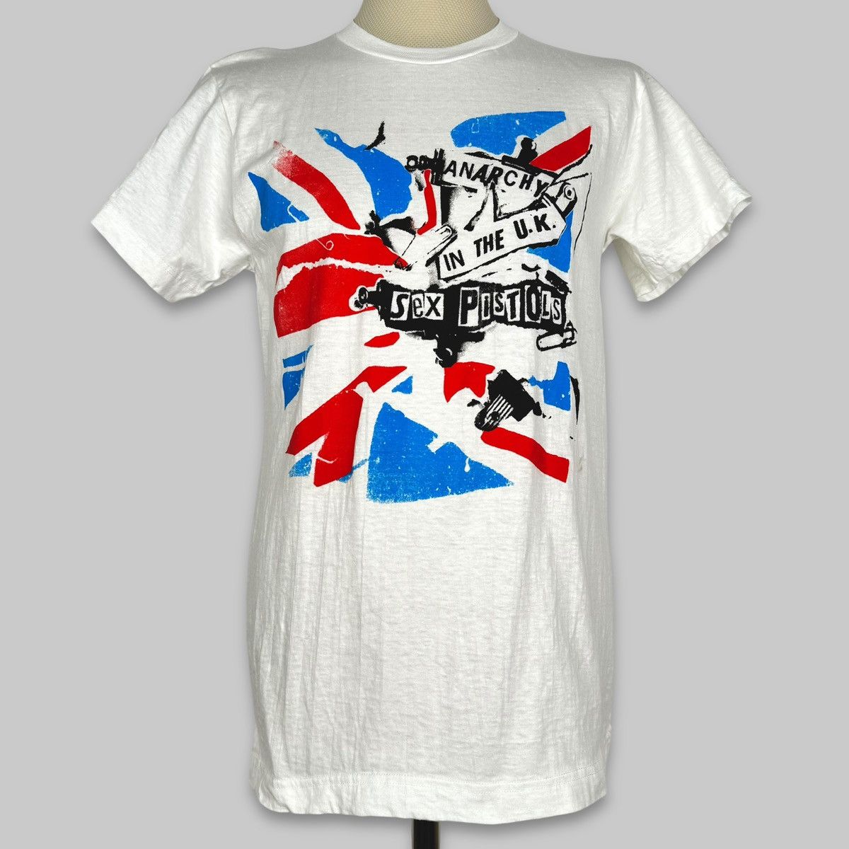 Band Tees Vintage 80s Sex Pistols ‘Anarchy in the UK’ Euro T Shirt Size US L / EU 52-54 / 3 - 1 Thumbnail