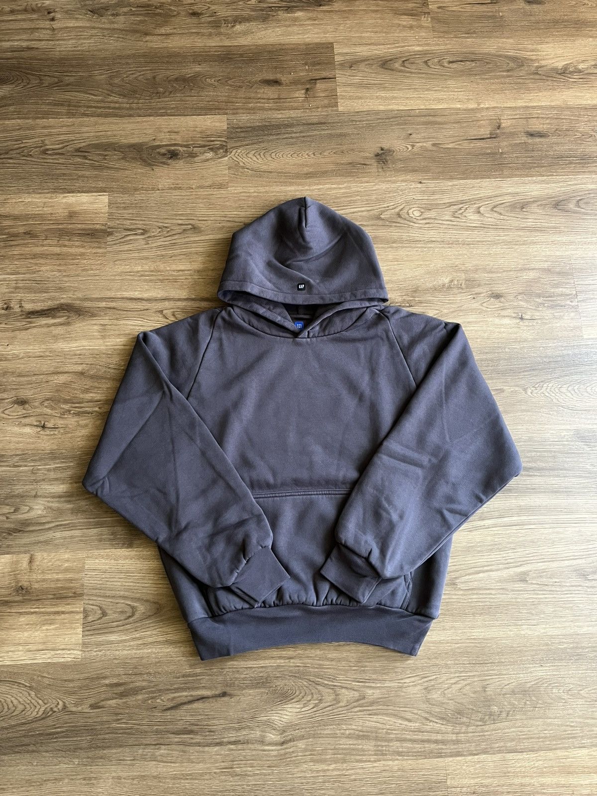 Balenciaga × Gap × Yeezy Yeezy gap balenciaga logo shrunken hoodie