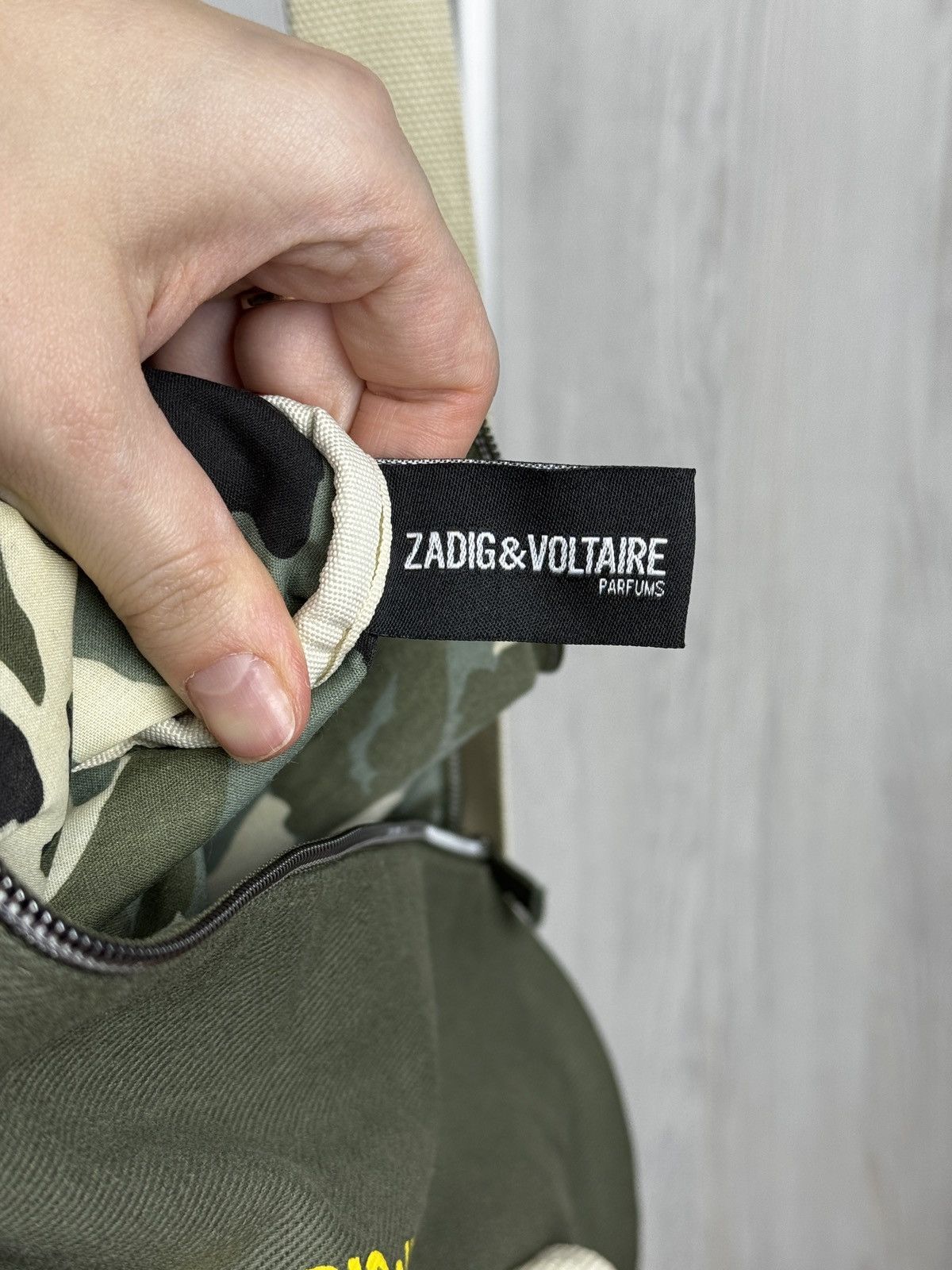 Zadig & Voltaire Zadig & Voltaire khaki green cotton travel bag Size ONE SIZE - 14 Thumbnail