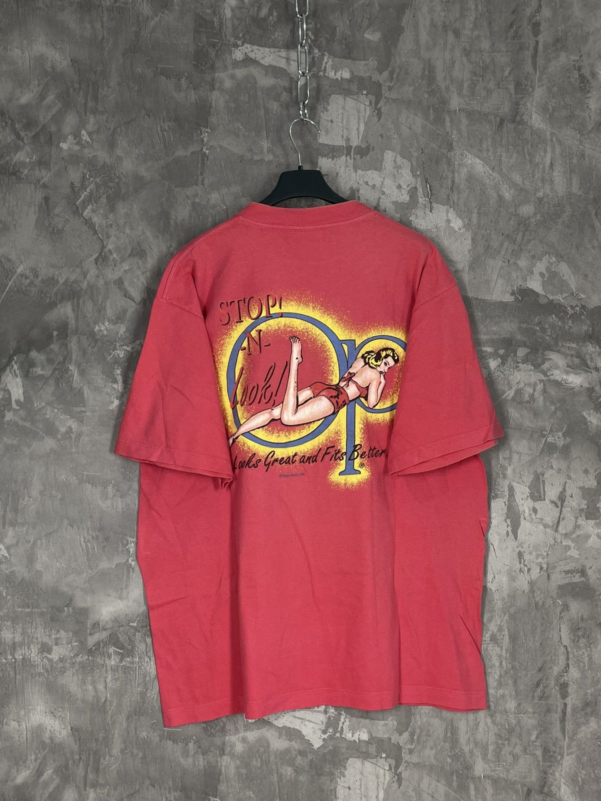 Ocean Pacific × Vintage Vintage Ocean Pacific Surfing Backhitt Y2K Tshirt Size US L / EU 52-54 / 3 - 1 Thumbnail