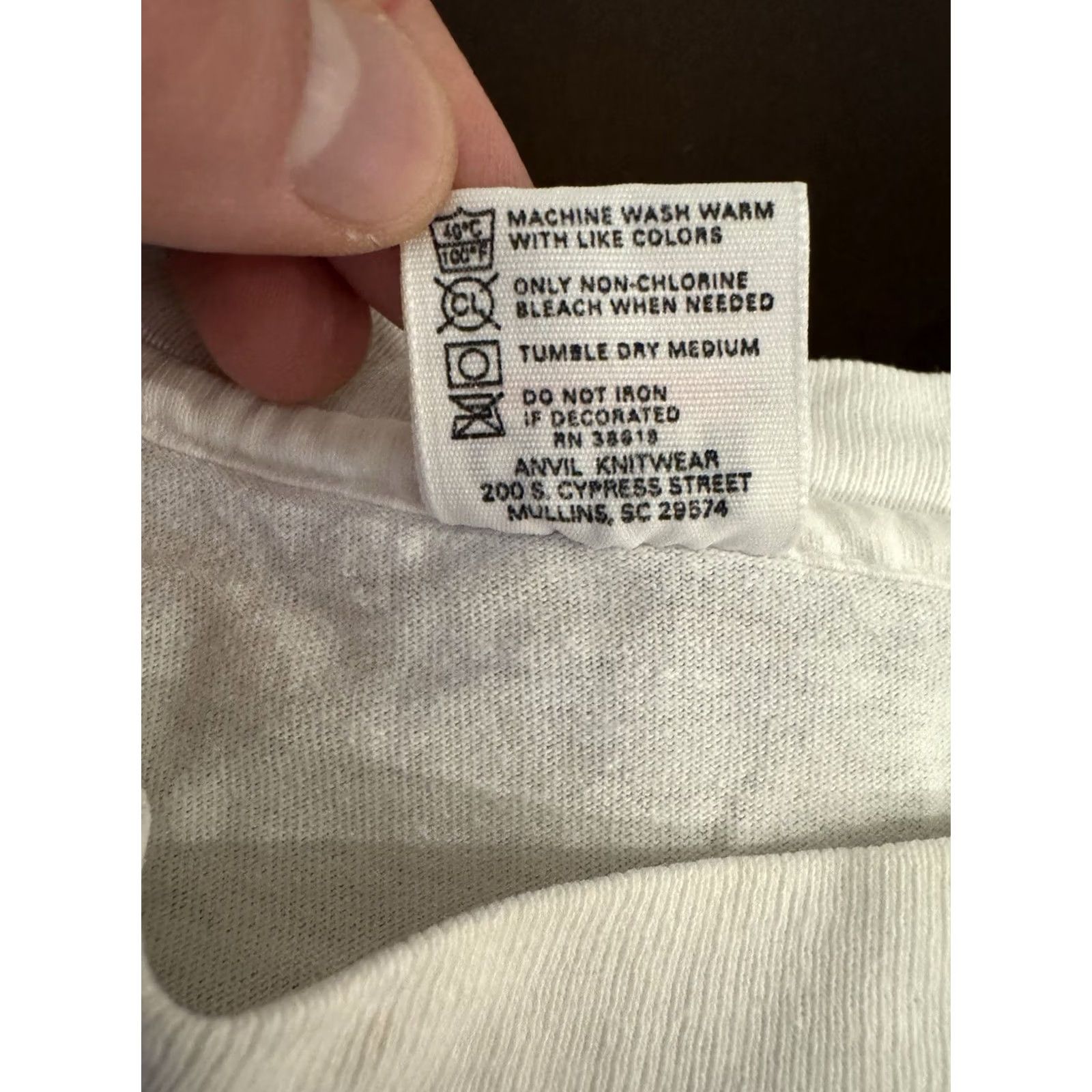 Anvil VINTAGE San Francisco Cable Car Shirt Size XL White Short Sleeve See Pics Size US XL / EU 56 / 4 - 4 Thumbnail
