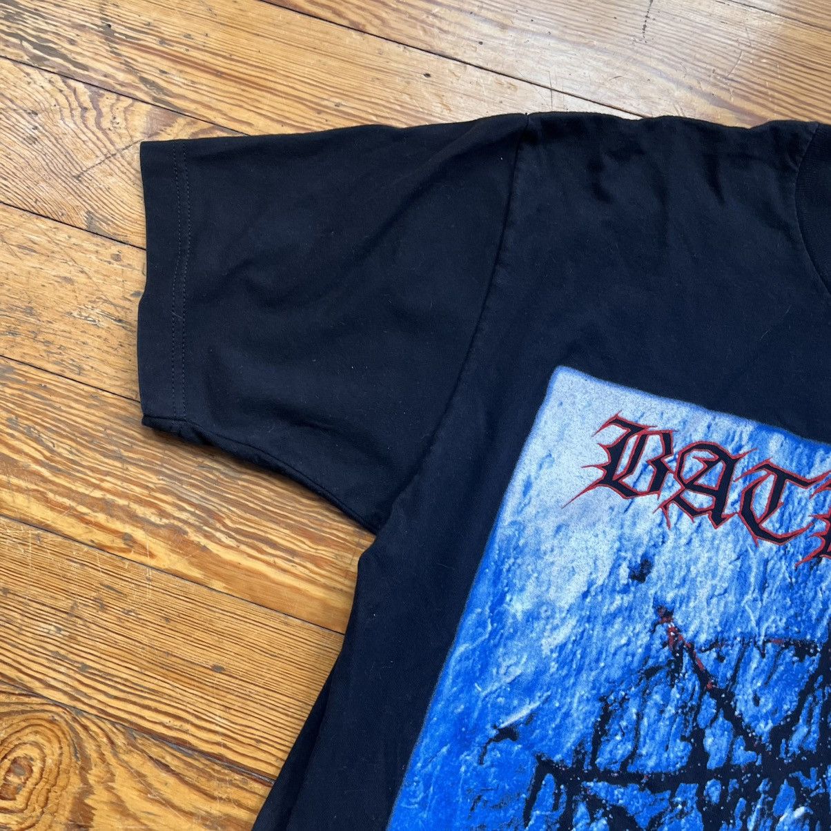 Vintage Vintage Bathory Octagon Black Death Metal Band OG Tour Shirt Size US L / EU 52-54 / 3 - 2 Thumbnail