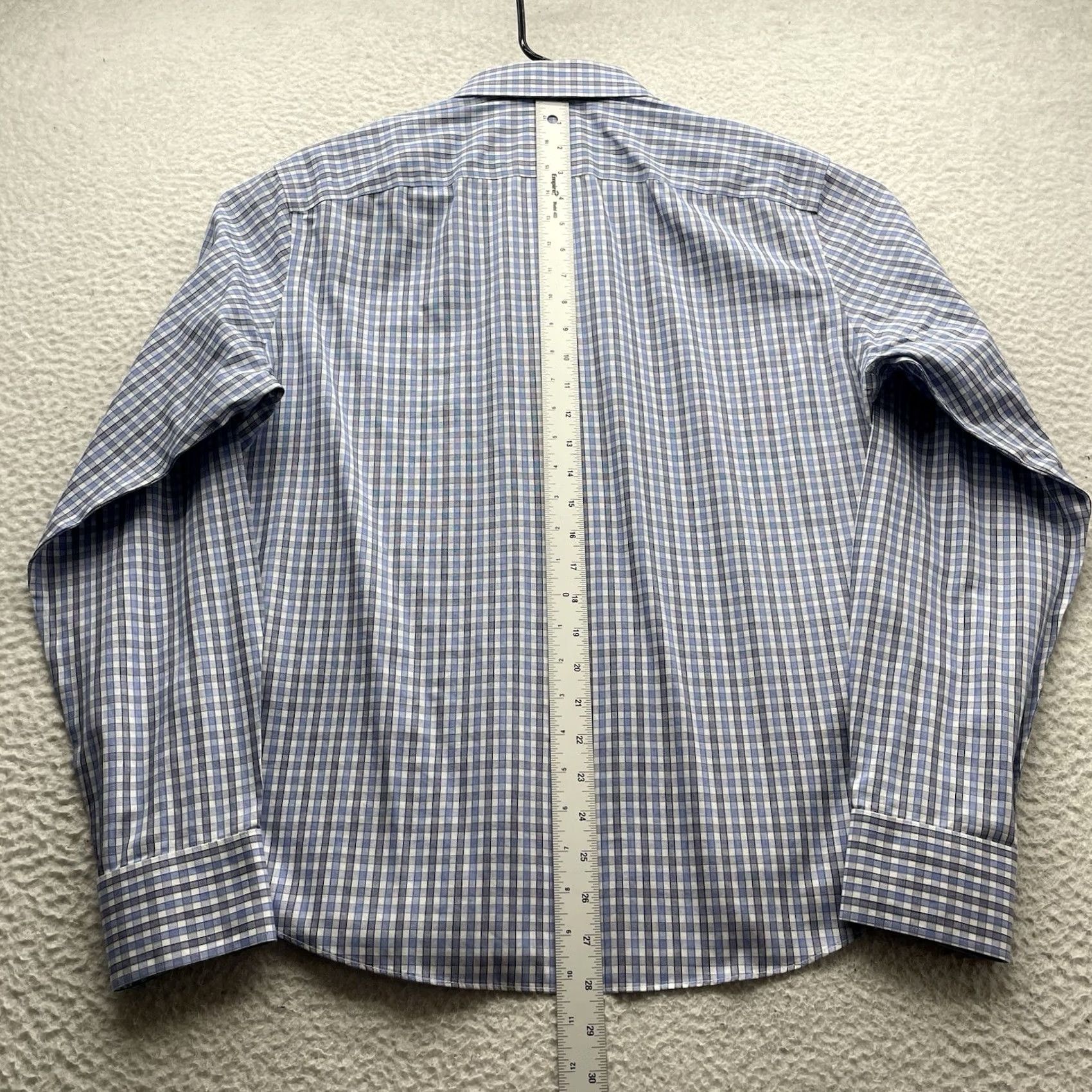 UNTUCKit UNTUCKit Shirt Mens M Blue Plaid Wrinkle Free Button Up Casual Preppy Size US M / EU 48-50 / 2 - 5 Thumbnail