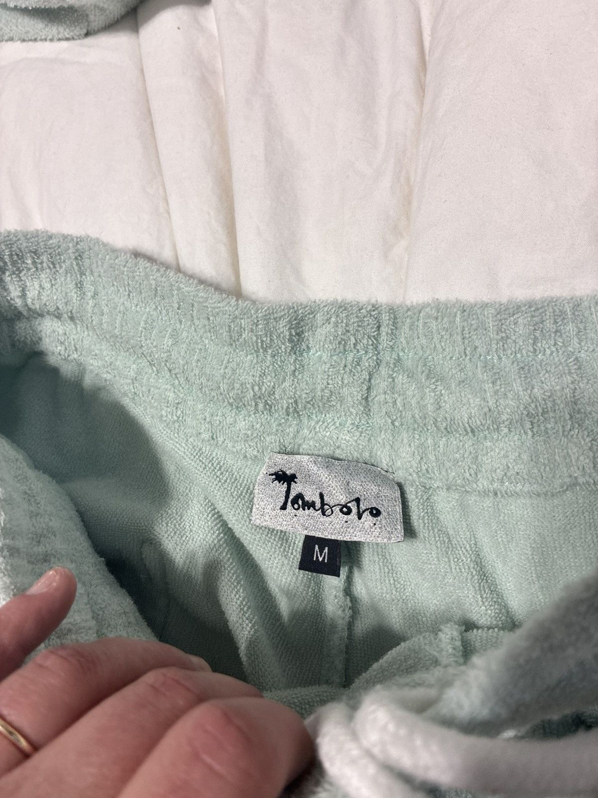 Tombolo Tombolo Terry Cloth Cabana Set – Matching Zip Shirt + Shorts Size US L / EU 52-54 / 3 - 4 Thumbnail