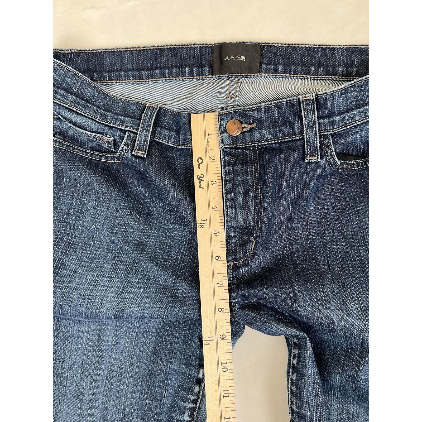 Joe's Joes Jeans Women's Size 31 Blue Denim Petite Fit Bootcut Str Size 31" - 6 Thumbnail