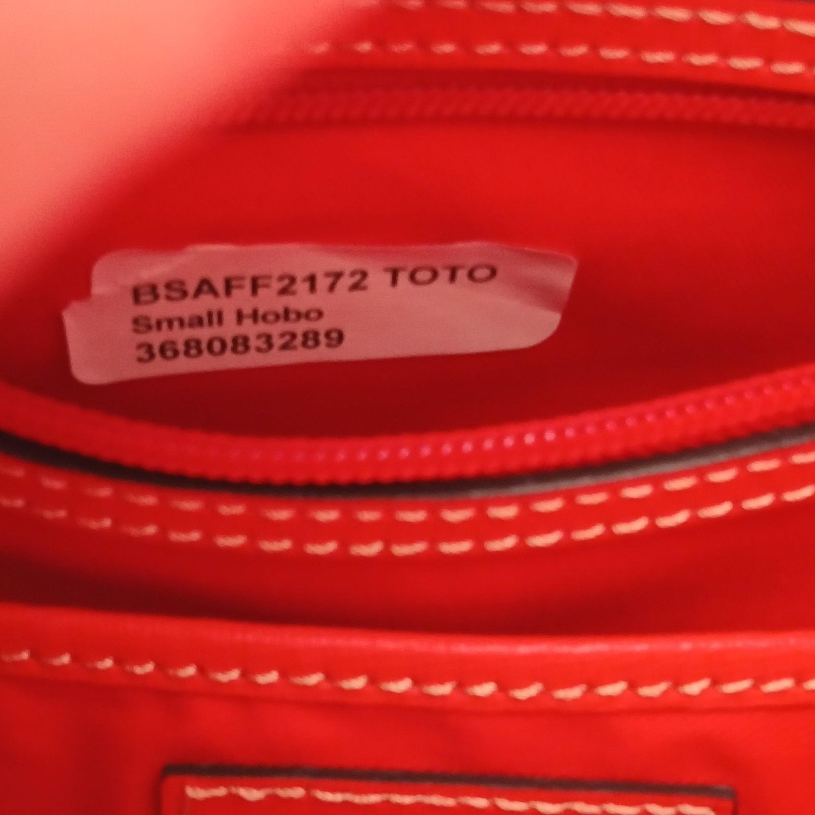 Dooney & Bourke Dooney & Bourke Red Saffiano Leather Hobo Bag w Dust Bag NWT Size ONE SIZE - 6 Thumbnail