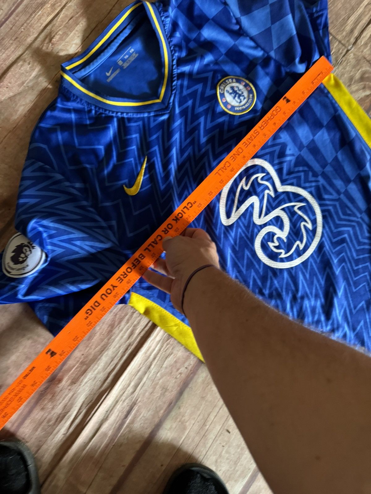 Nike CHELSEA LONDON ENGLAND HOME FOOTBALL SHIRT 2021-2022 JERSEY Size US XL / EU 56 / 4 - 8 Thumbnail