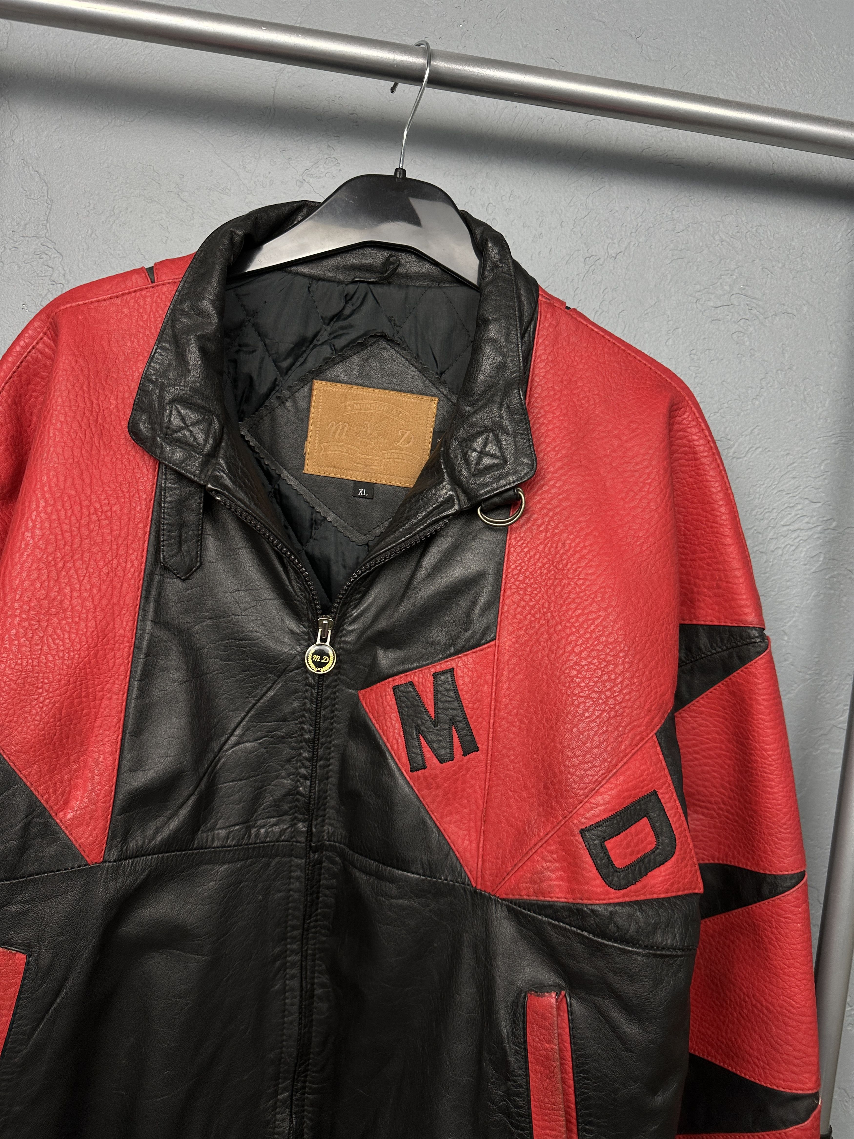 Other M&D Vintage Mens Genuine Leather Jacket Size US XL / EU 56 / 4 - 4 Thumbnail