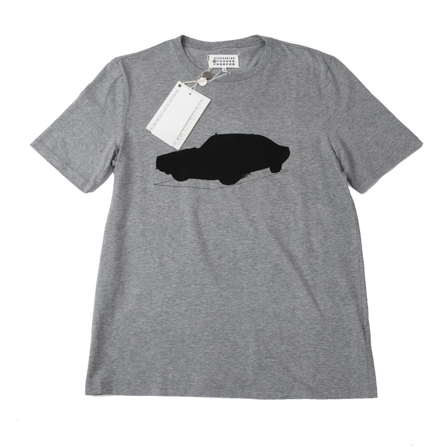 Maison Margiela Gray Car Silhouette Print T-Shirt Size 48 Size US M / EU 48-50 / 2 - 1 Thumbnail