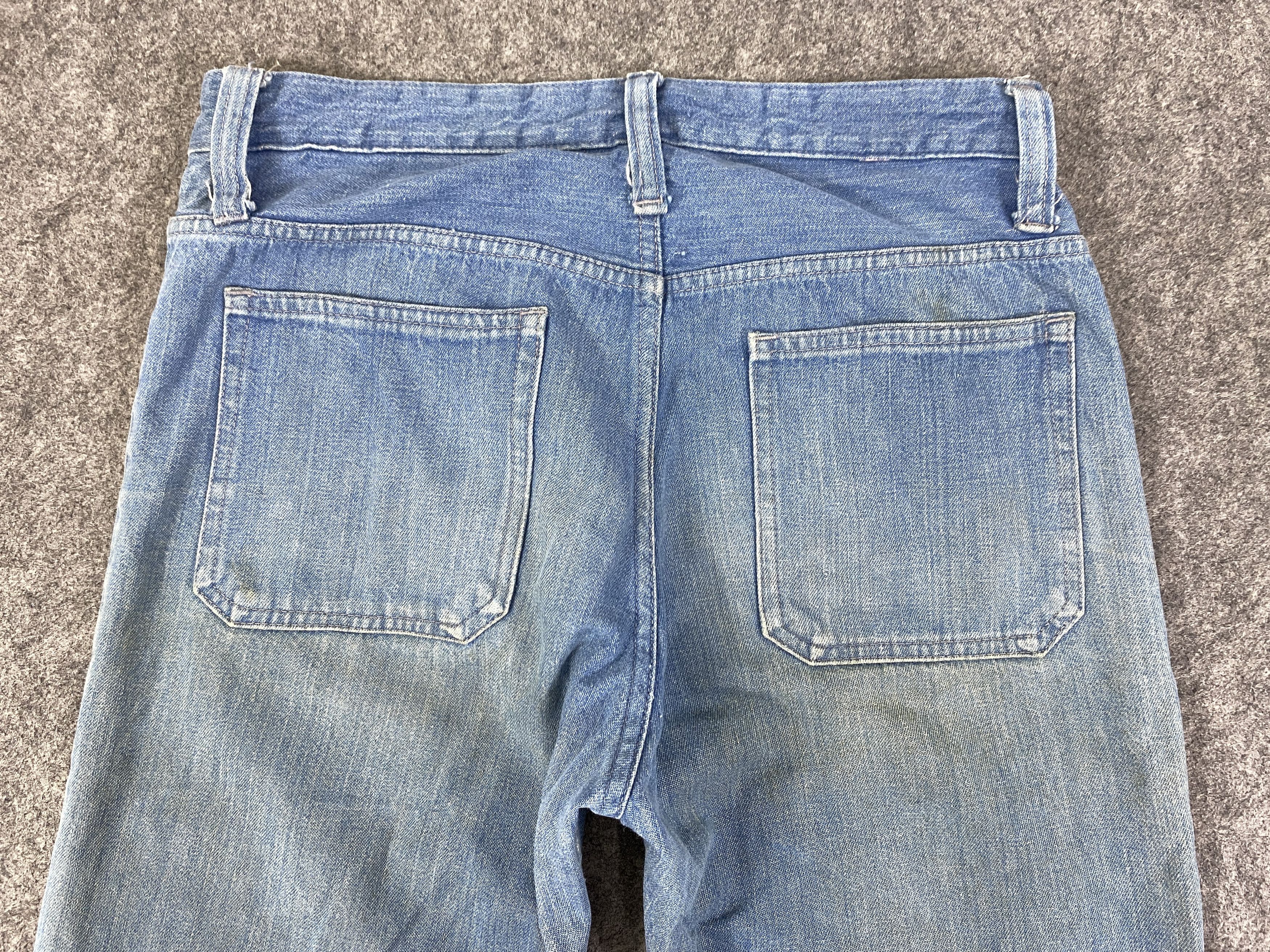 Hysteric Glamour Faded Blue Vintage Bell Bottom Flare 29x26.5 Denim - JN3262 Size US 29 - 4 Thumbnail