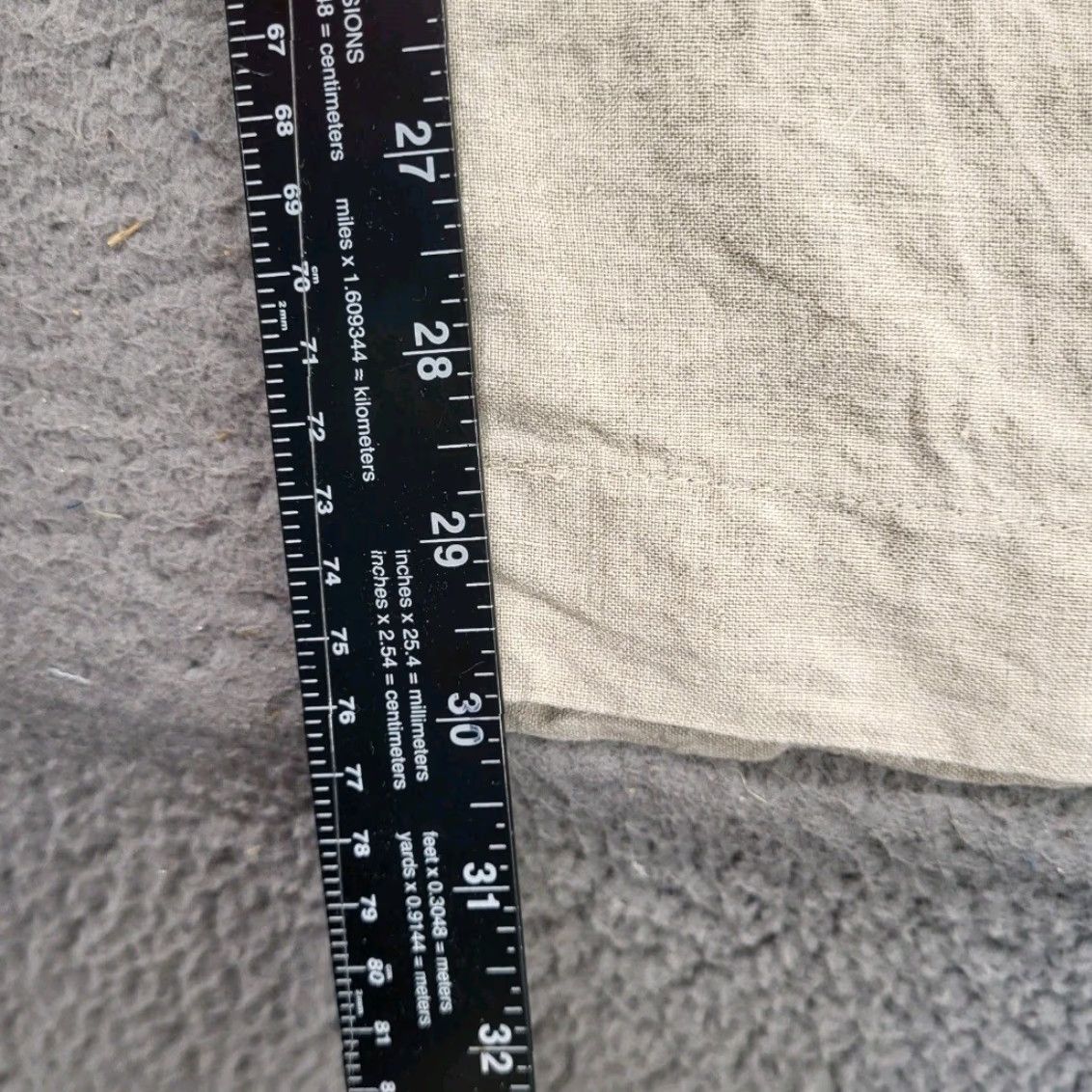 Charter Club CHARTER CLUB Luxury Pants Women XL Beige Pure Linen Straight Pull On Casual Size 40" / US 18 - 6 Thumbnail