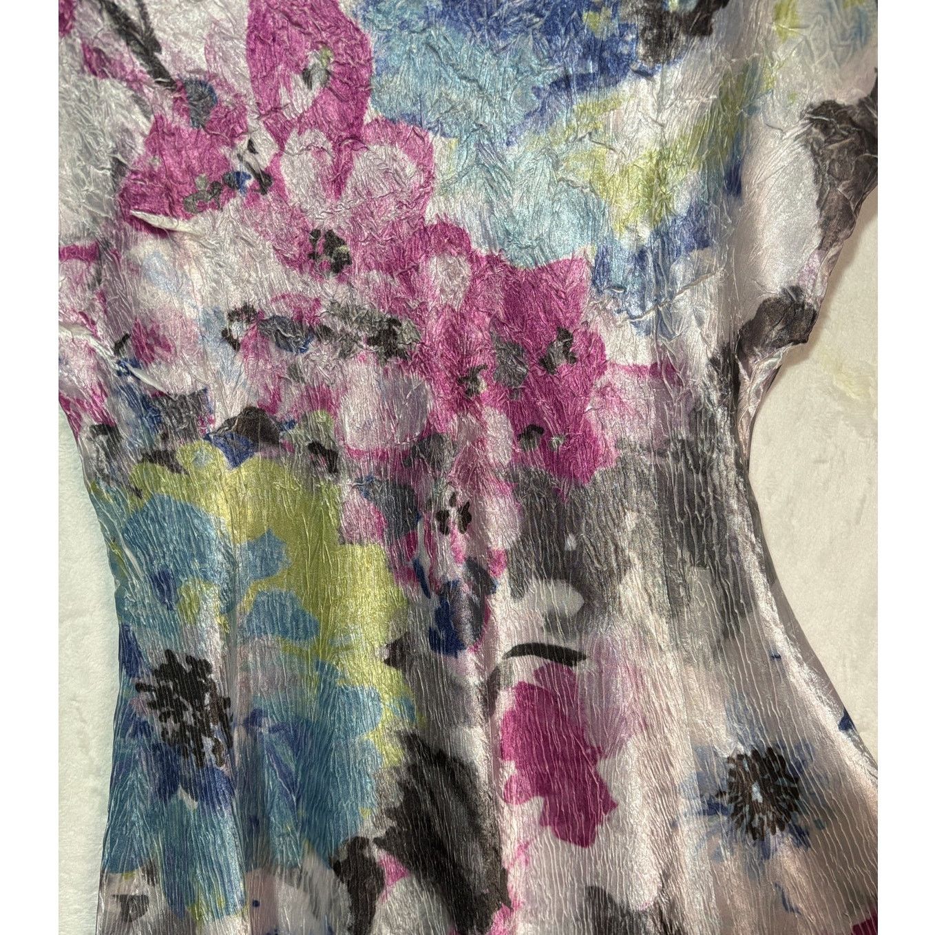 Other KOMAROV Women’s PETITE Chiffon Lace & Charmeuse Dress | M Size M / US 6-8 / IT 42-44 - 6 Thumbnail
