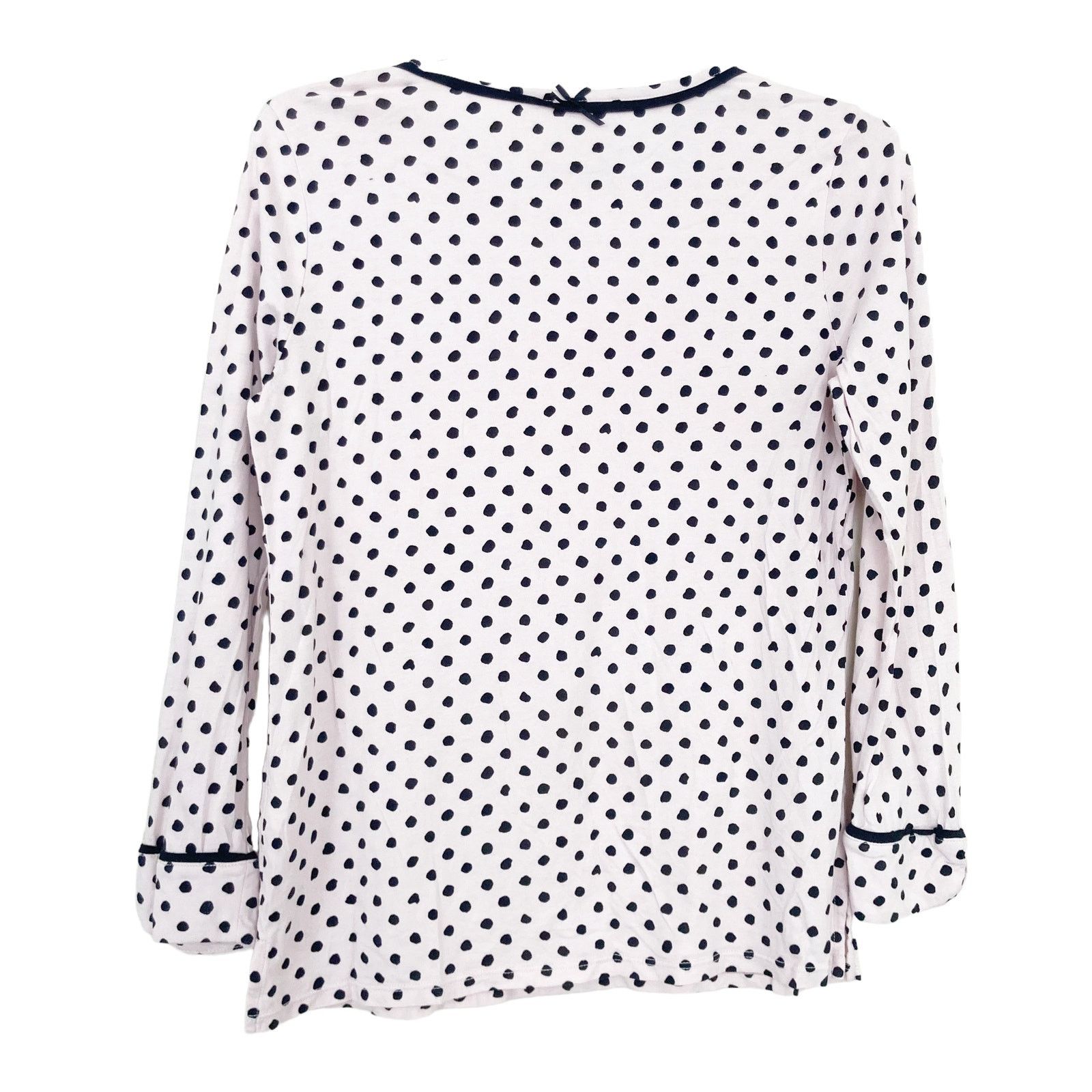 Kate Spade Kate Spade Light Pink Black Polka Dot Pajama Top Sz S Size S / US 4 / IT 40 - 4 Thumbnail