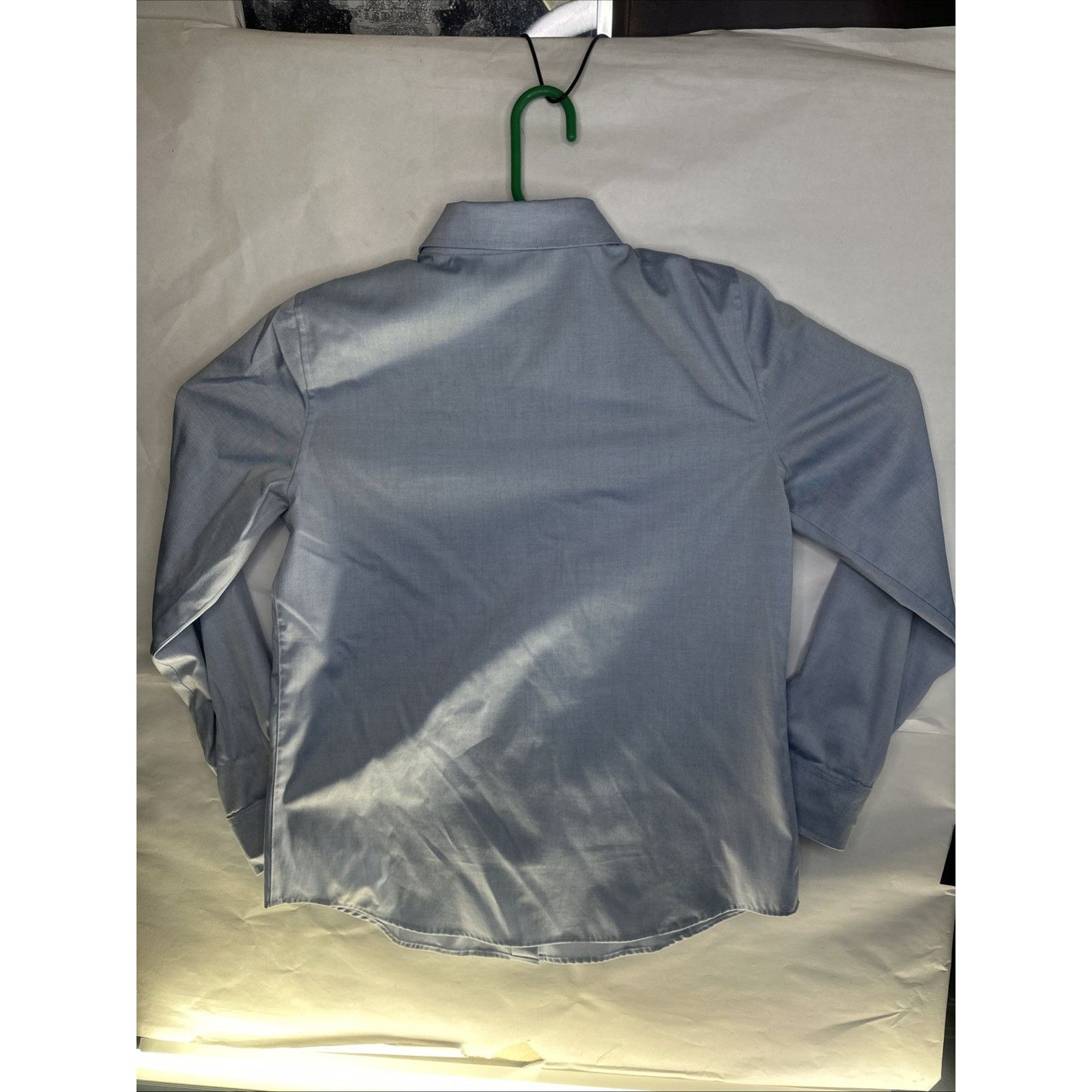 Liz Claiborne Liz Claiborne Men Vintage Long Sleeve Shirt - Blue - Size 8 Size M / US 6-8 / IT 42-44 - 2 Thumbnail