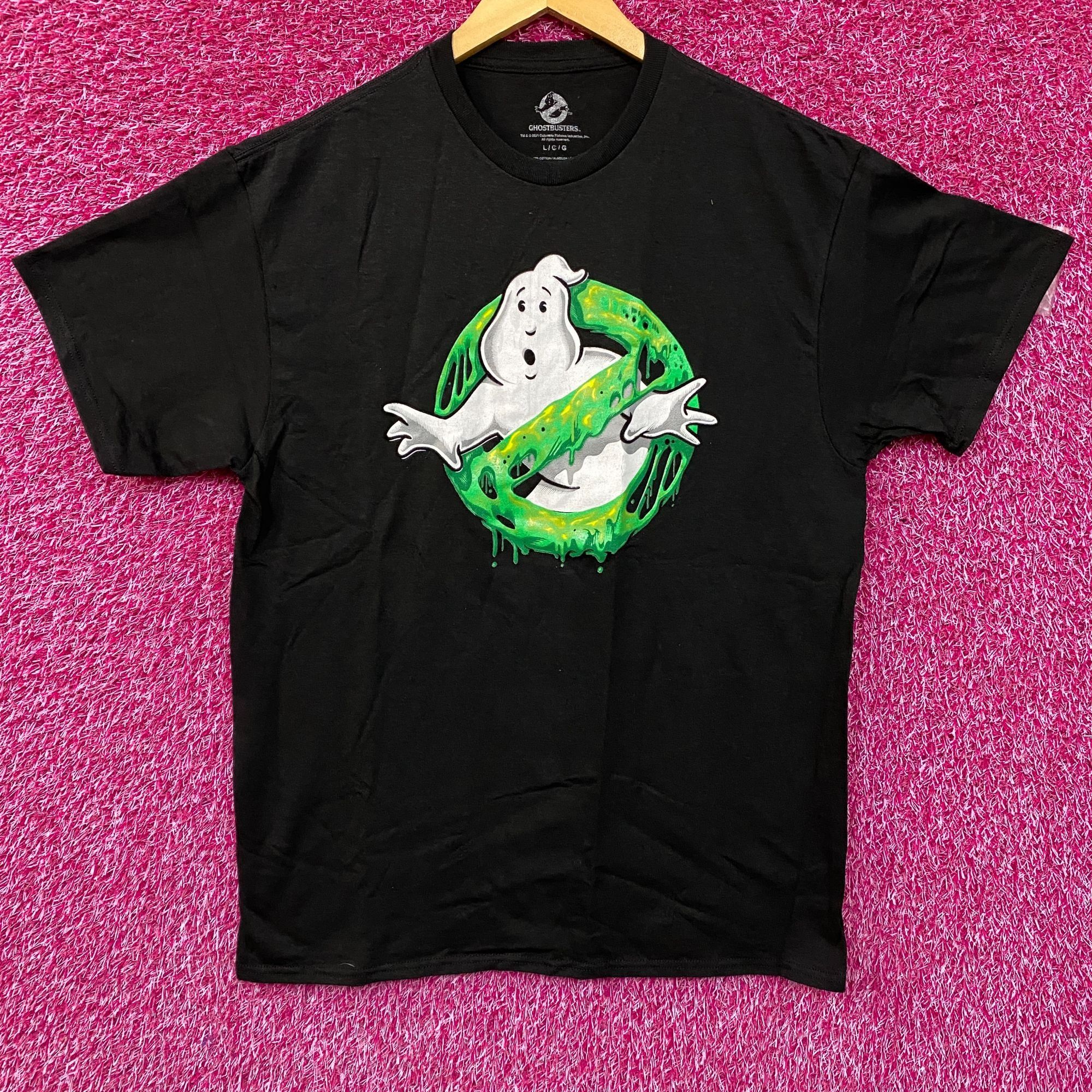 Other Ghostbusters Slimer Anti Ghost Logo Movie Promo T-Shirt L Size US L / EU 52-54 / 3 - 1 Thumbnail