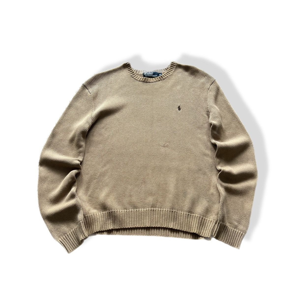 Polo Ralph Lauren 🤎 Vintage Polo Ralph Lauren Brown Hype Sweater Knitted 90s Size US M / EU 48-50 / 2 - 1 Thumbnail