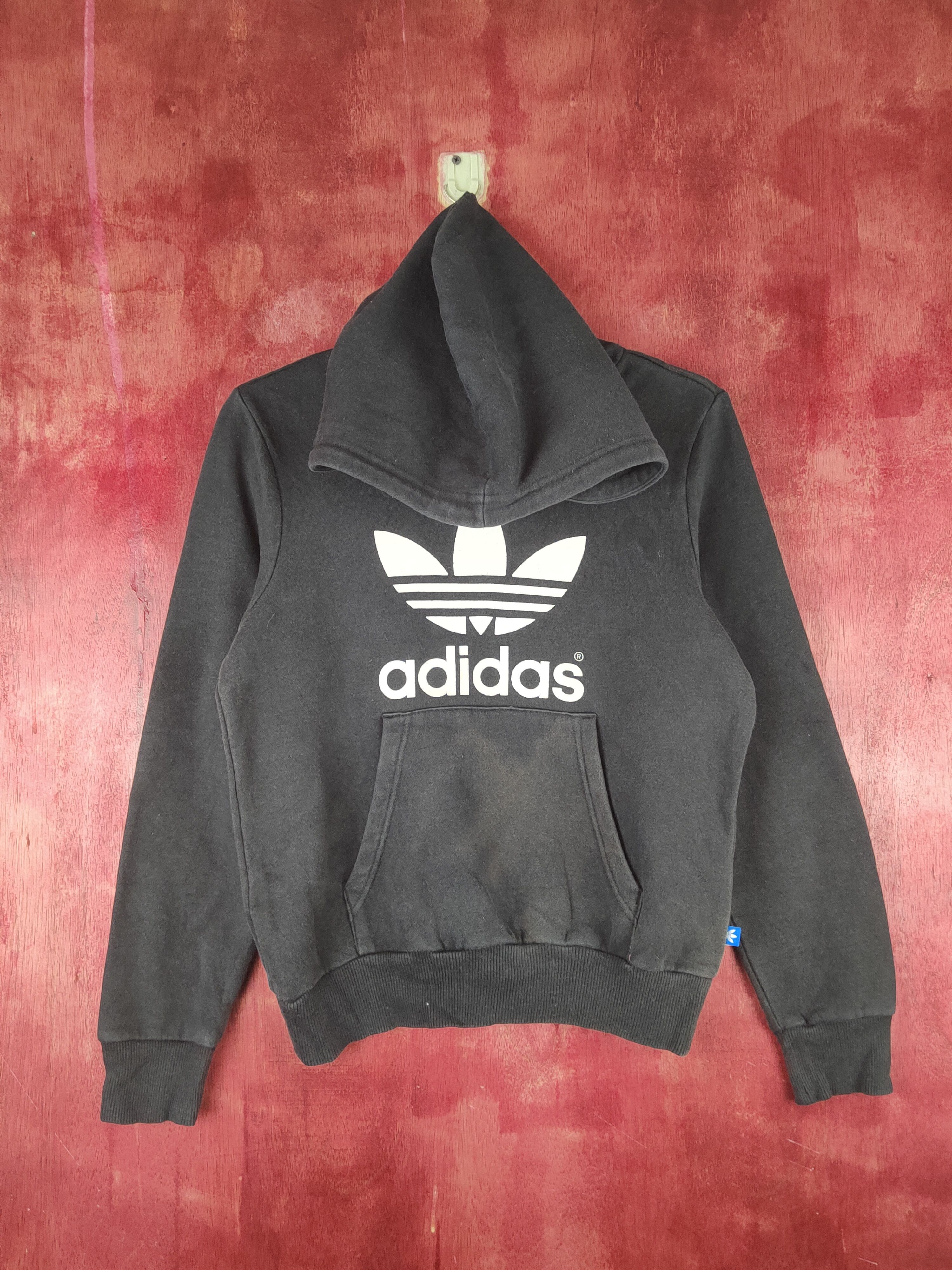 Adidas Adidas vintage Dark Blue Hoodie Sweatshirts #S1560 Size US S / EU 44-46 / 1 - 1 Thumbnail