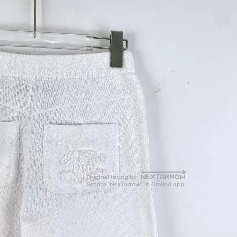 Chanel Chanel White Cotton Casual Pants for Women . Size 23" - 5 Thumbnail