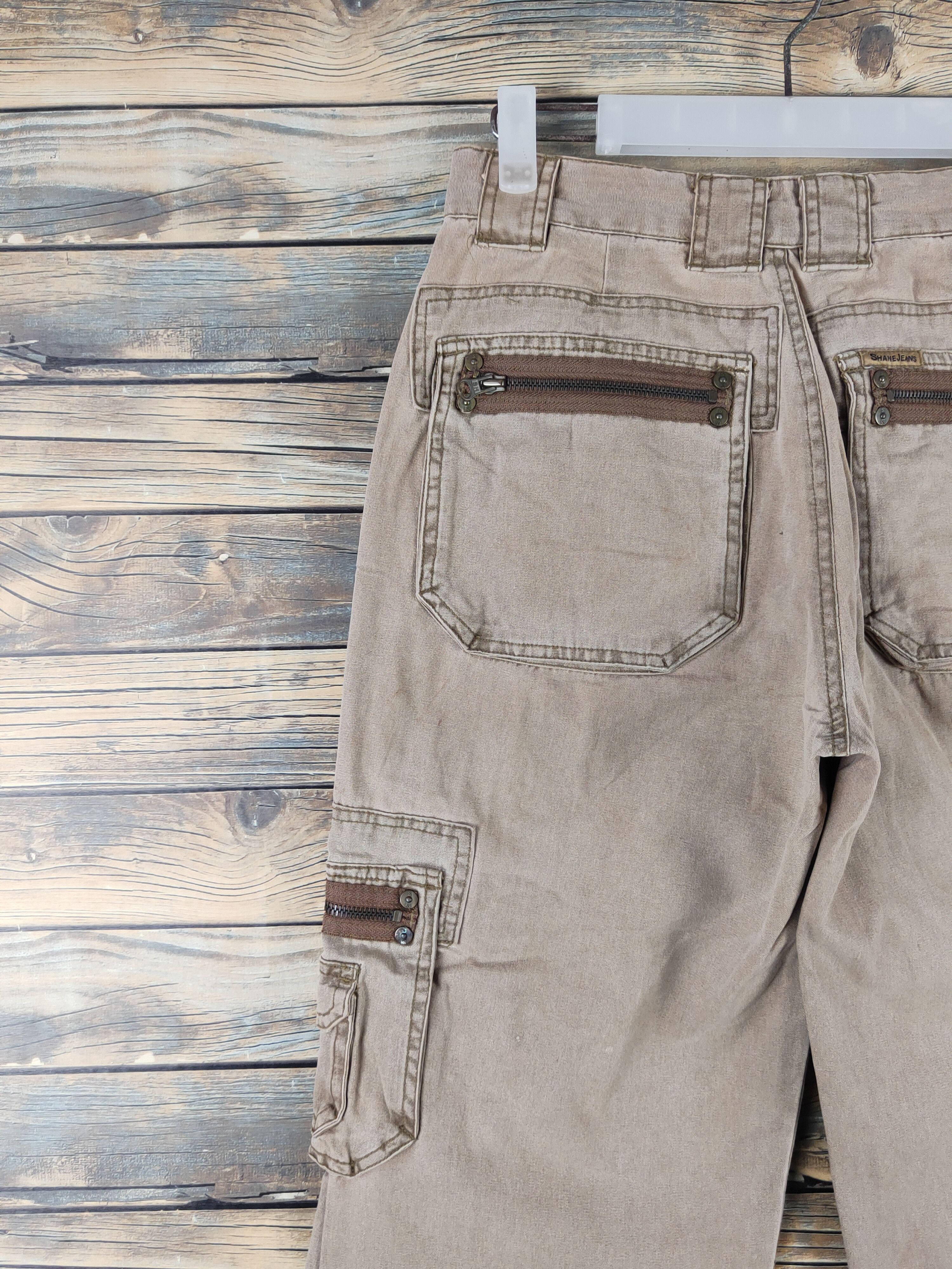 Japanese Brand DL Shane Brown Multipocket Tactical Cargo Pants #1340 Size US 28 / EU 44 - 9 Thumbnail