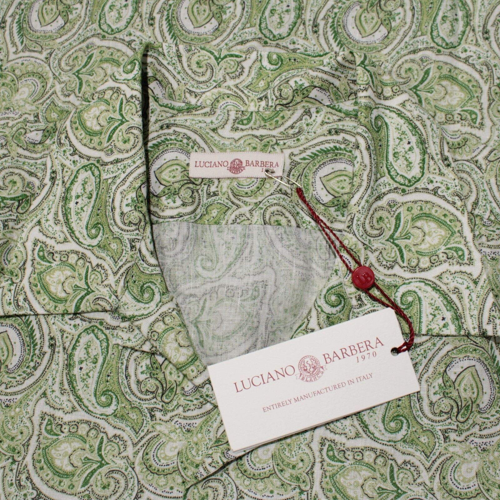 Luciano Barbera Luciano Barbera New with tags Shirt Size M US In Green Size US M / EU 48-50 / 2 - 1 Thumbnail