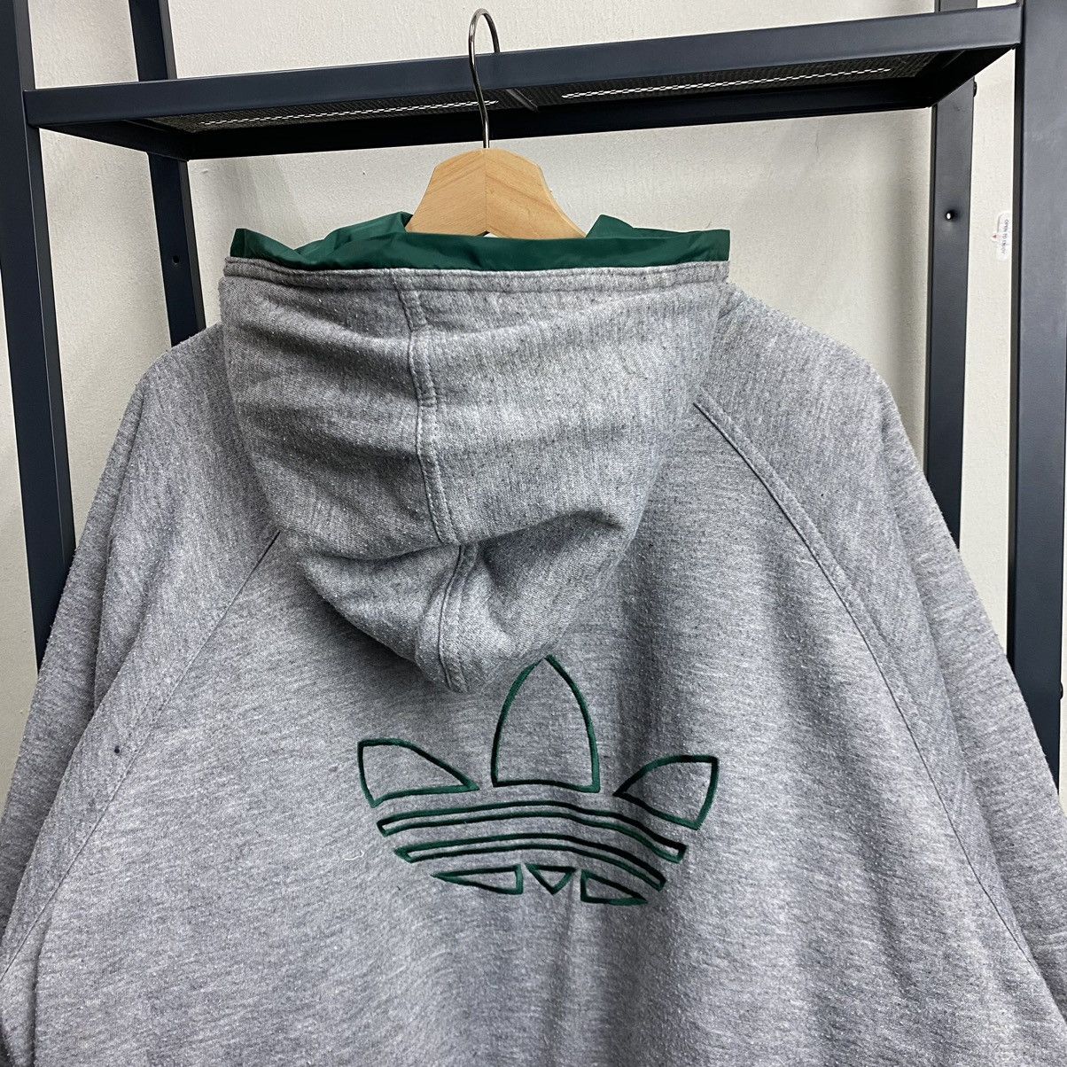 Adidas × Vintage VINTAGE‼️Adidas Trefoil Embroided Reversible Hoodie Size US XL / EU 56 / 4 - 5 Thumbnail