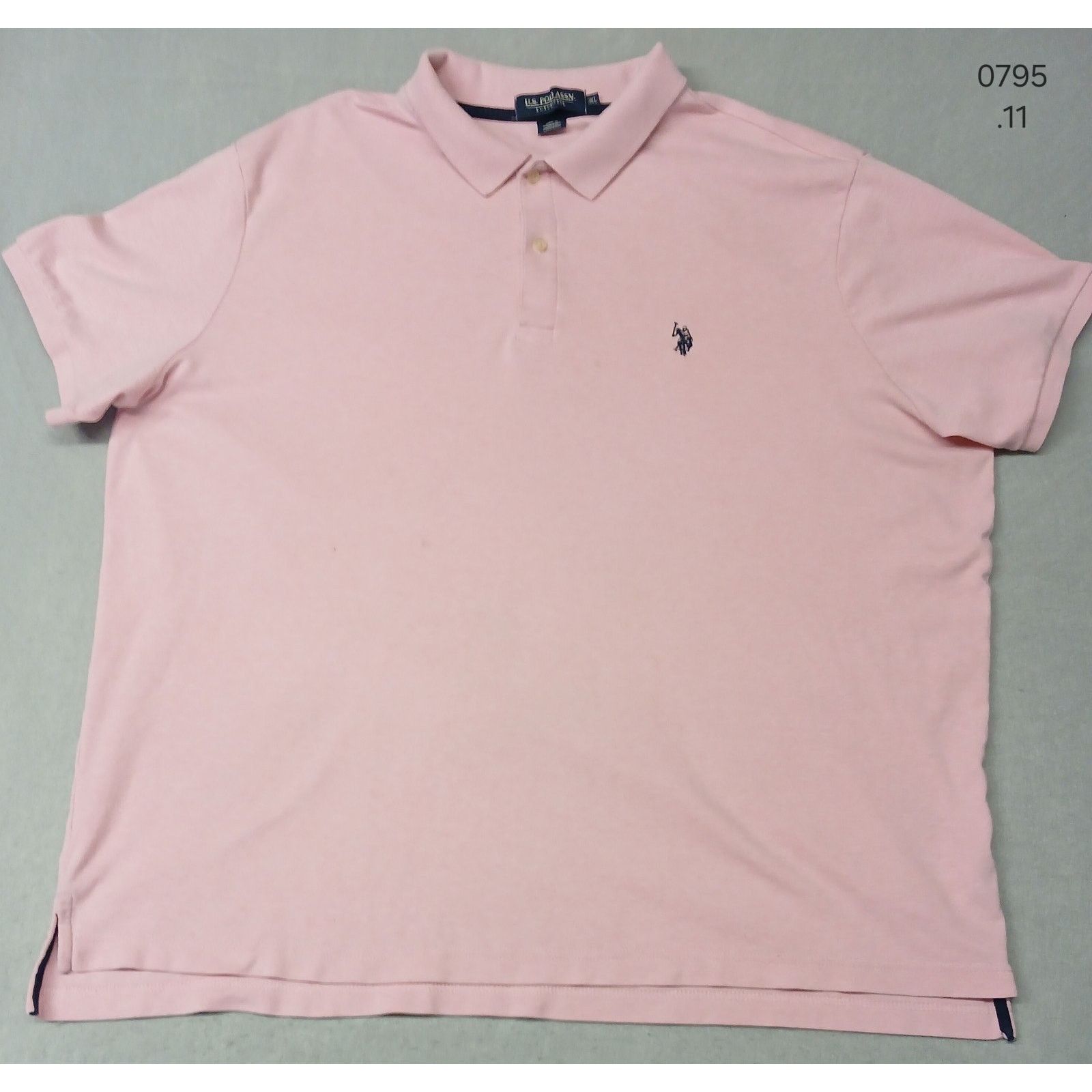 U.S. Polo Assn. U.S. Polo Assn. (3XL) Men's Pink Luxury Feel Polo Shirt Size US XXL / EU 58 / 5 - 1 Thumbnail