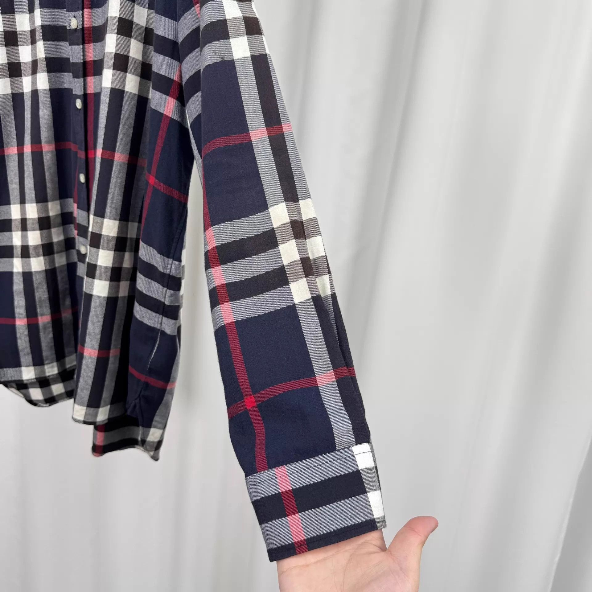 Burberry Burberry Red Line Check LS Shirt L 98 New Size US L / EU 52-54 / 3 - 4 Thumbnail