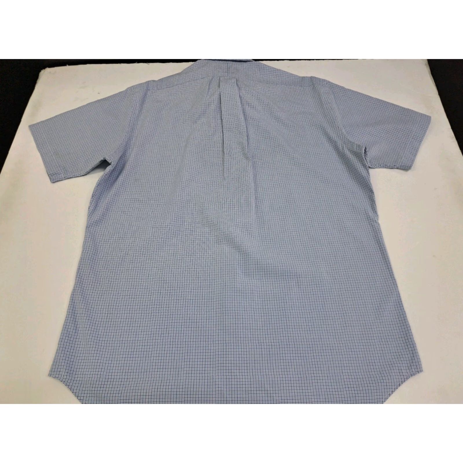 Ralph Lauren Ralph Lauren Mens Short Sleeve Button-Up Classic Blue Plaid Shirt M Size US M / EU 48-50 / 2 - 4 Thumbnail