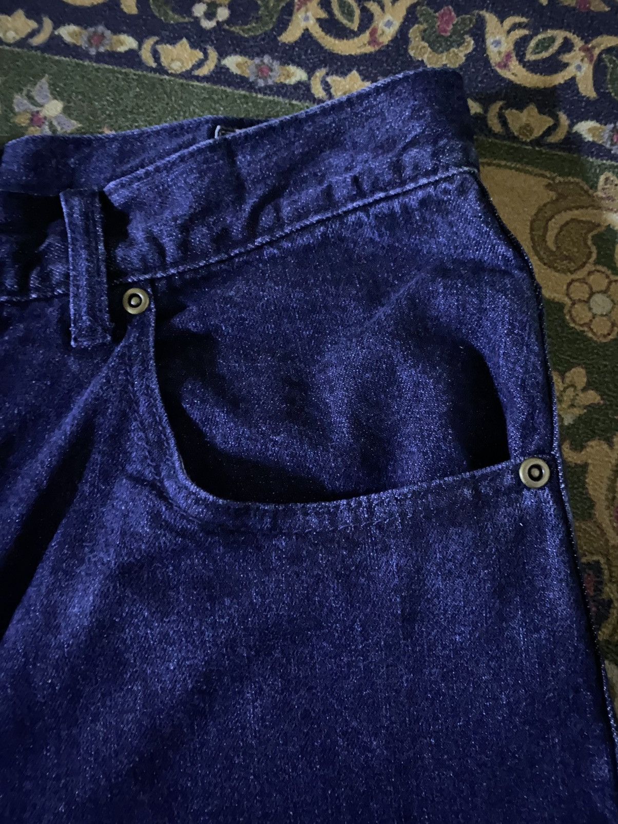 Ecko Unltd. Vintage Japanese Brand Antiqua Super Baggy Jnco Style Denim Size US 32 / EU 48 - 5 Thumbnail