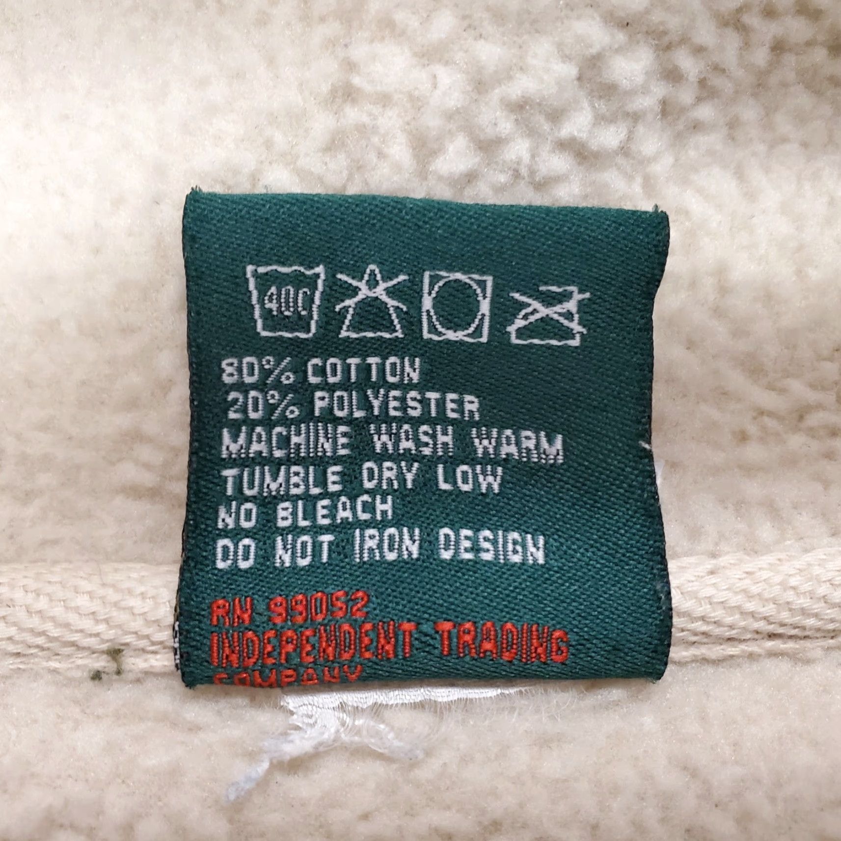 Vintage VINTAGE ITC Expedition Hoodie Mens L Green Sherpa Lined Hooded Sweatshirt Casual Size US L / EU 52-54 / 3 - 7 Thumbnail