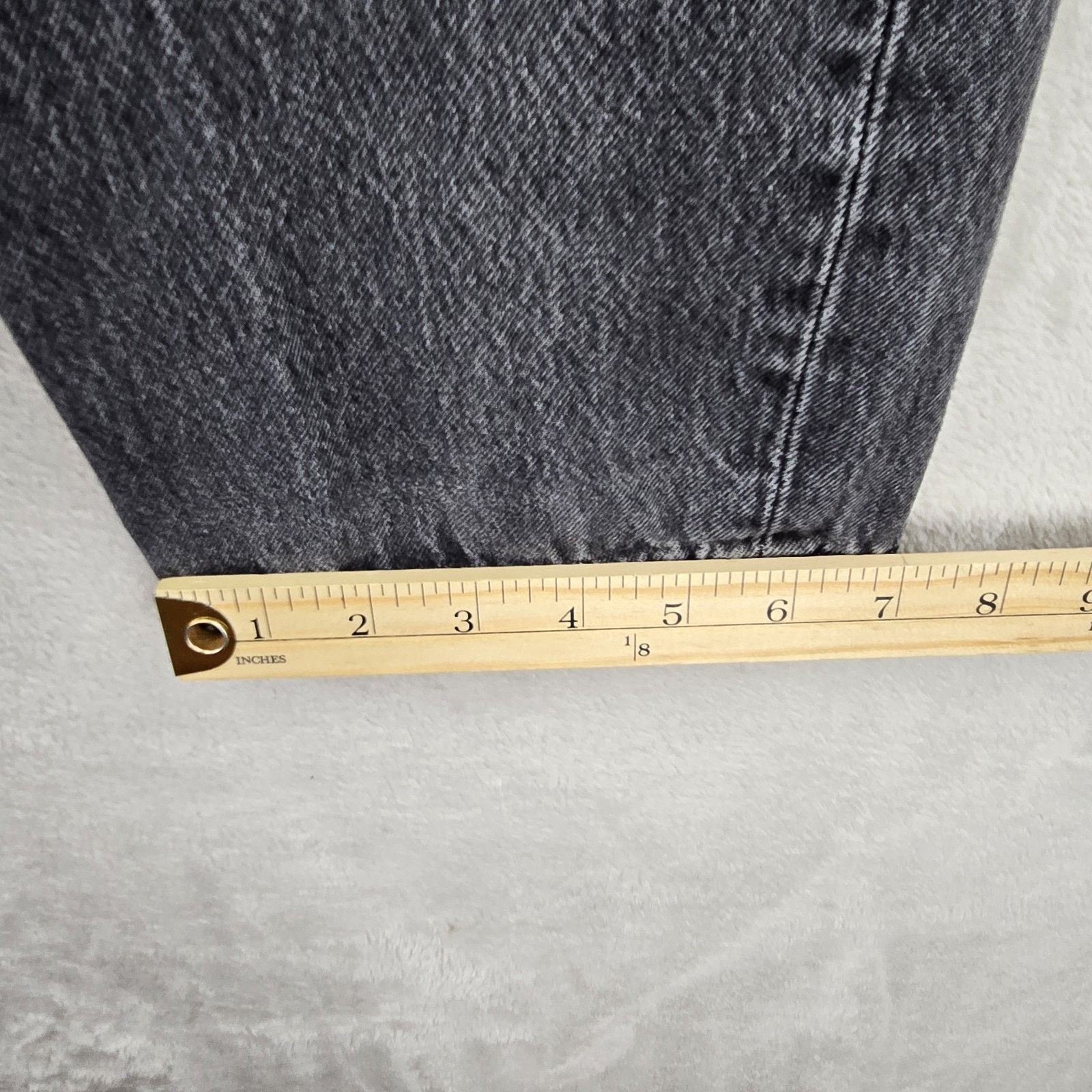 Levi's Levi's 541 Black Jeans Mens 33x29 Taper Fit Stretch Whiskers Size US 33 - 11 Thumbnail