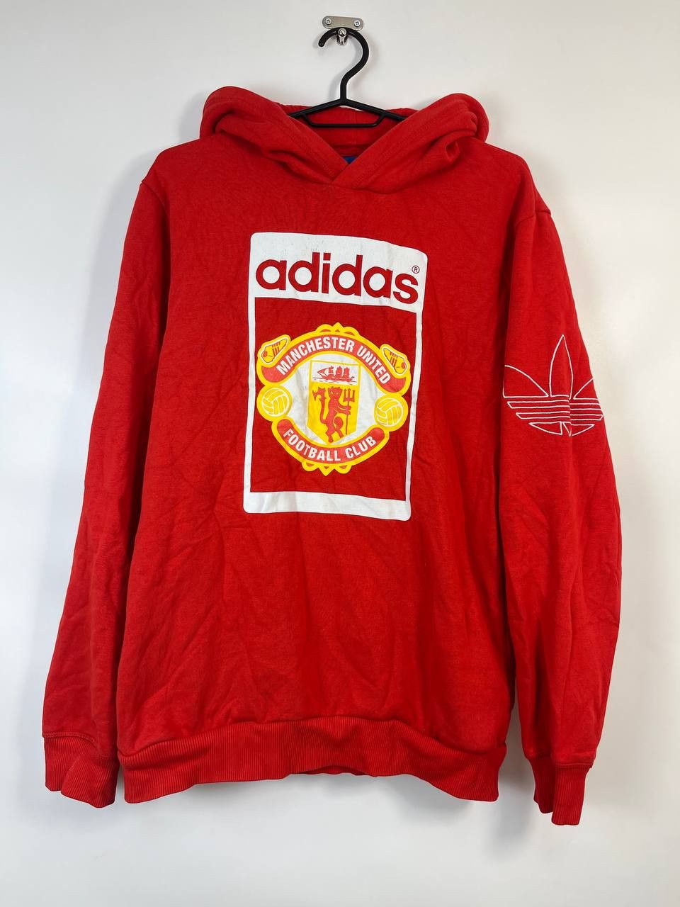 Adidas MANCHESTER UNITED FOOTBALL HOODED JACKET ADIDAS Sz M Size US M / EU 48-50 / 2 - 1 Thumbnail
