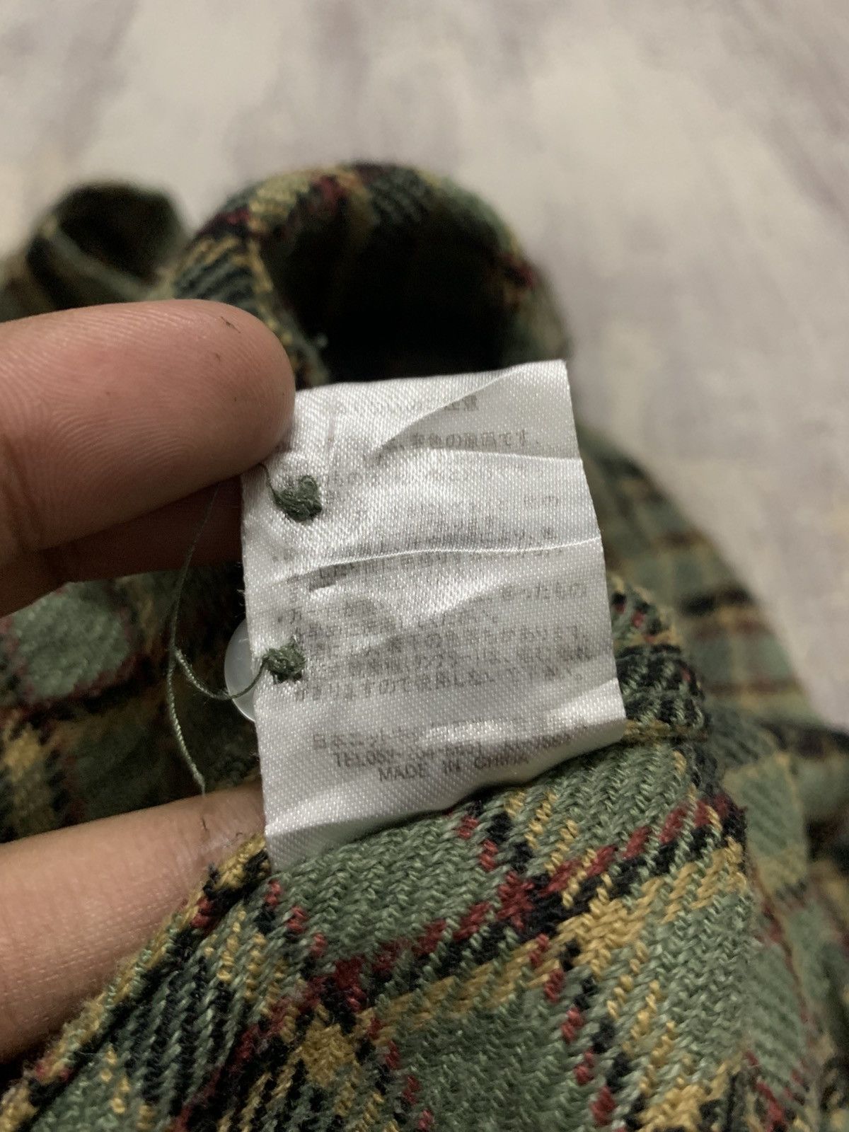 Flannel Vtg Woodland Village Wool Button Up Green Flannel Size US L / EU 52-54 / 3 - 11 Thumbnail