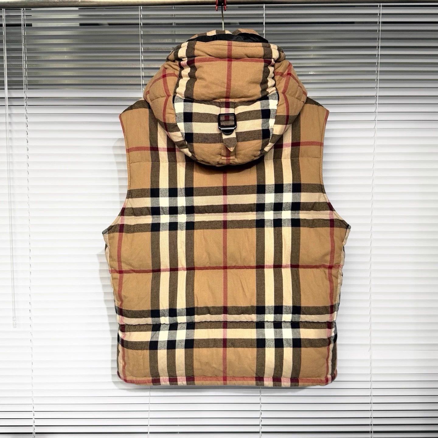 Burberry BURBERRY Check Removable Sleeves Down Vest XS Birch Brown Size US XS / EU 42 / 0 - 4 Thumbnail