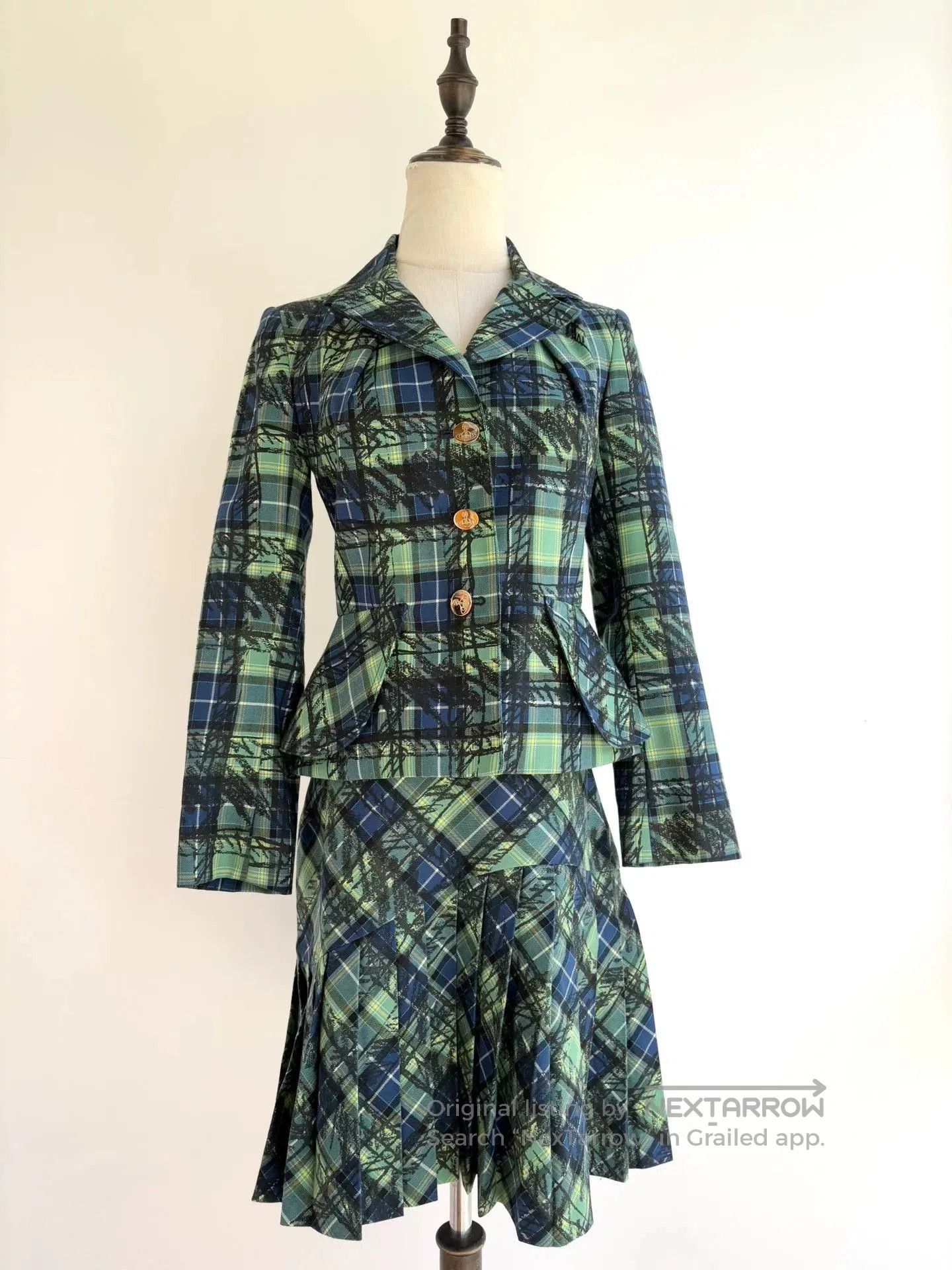 Vivienne Westwood vivienne westwood green plaid suit set. Size M / US 6-8 / IT 42-44 - 1 Thumbnail