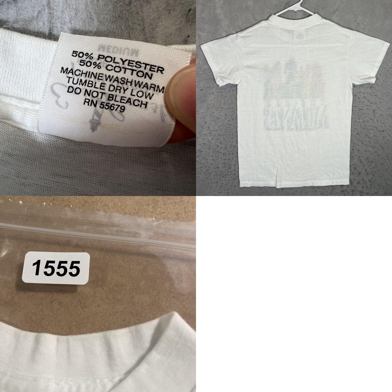 Vintage VINTAGE East Coast Sportswear The New Mutants T Shirt Adult Medium White Mens Size US M / EU 48-50 / 2 - 8 Thumbnail