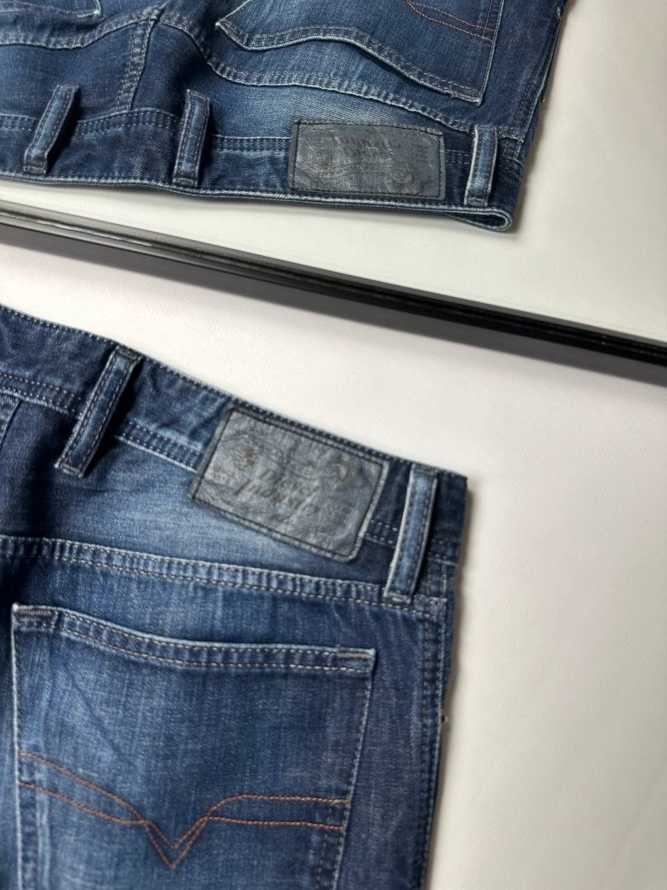 Diesel Vintage 00s Diesel Wide Washed Jeans Size US 31 - 10 Thumbnail