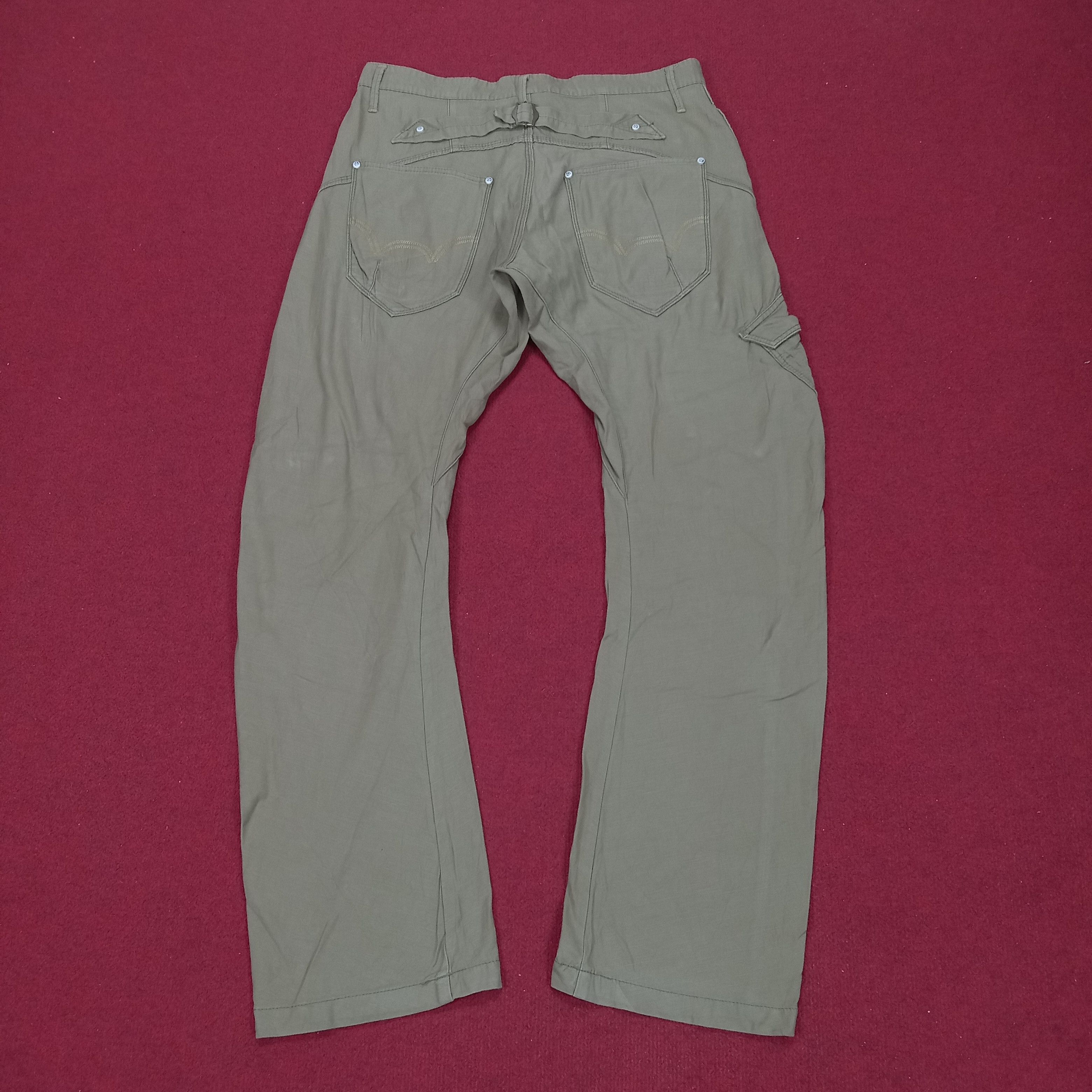 Edwin × Vintage Edwin Cargo Hiking Camping Style Rare Design Pants Size US 34 / EU 50 - 4 Thumbnail