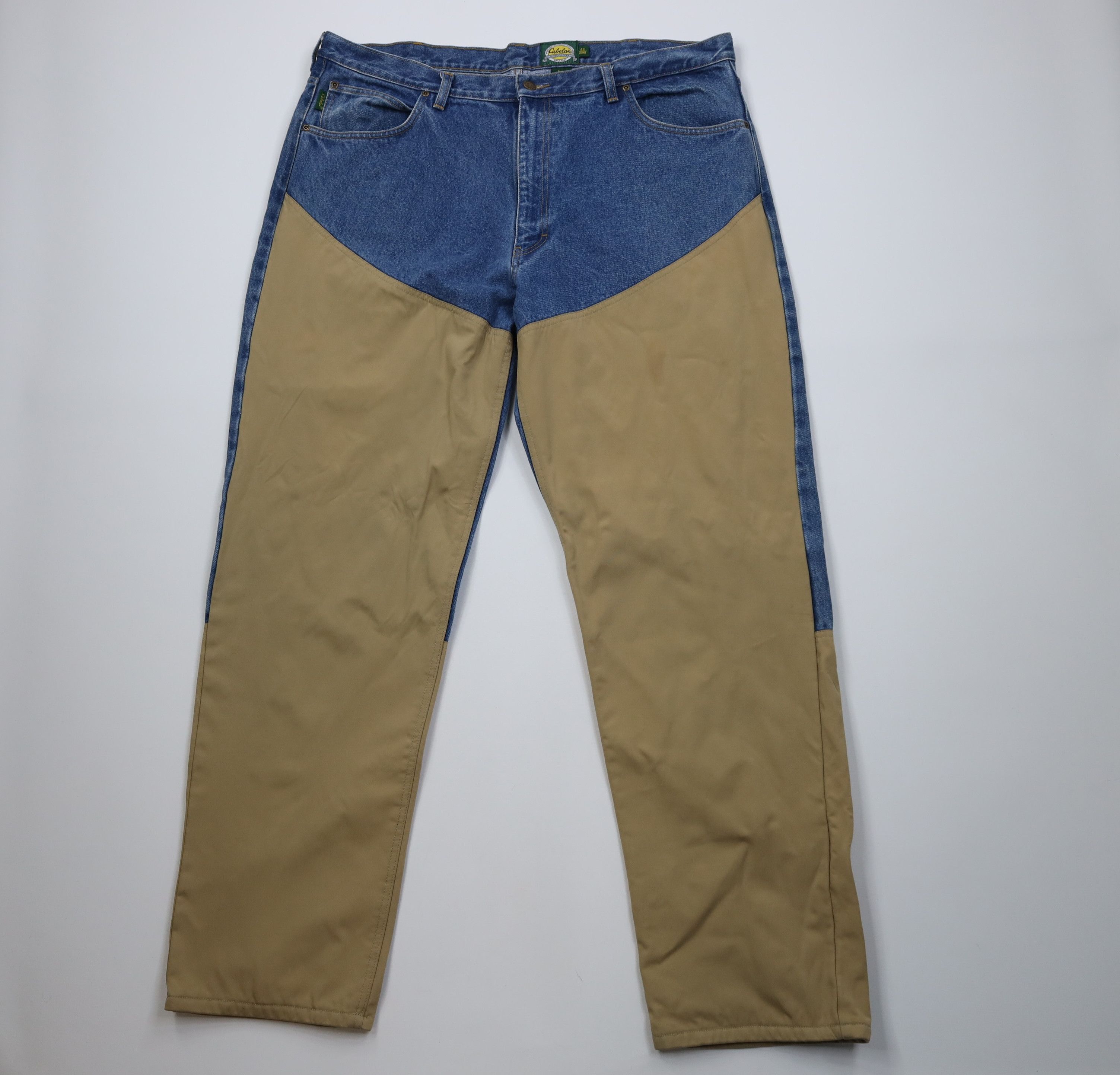 Cabelas Vintage 90s Cabelas Field Brush Denim Jeans Blue Cotton Size US 42 / EU 58 - 1 Thumbnail