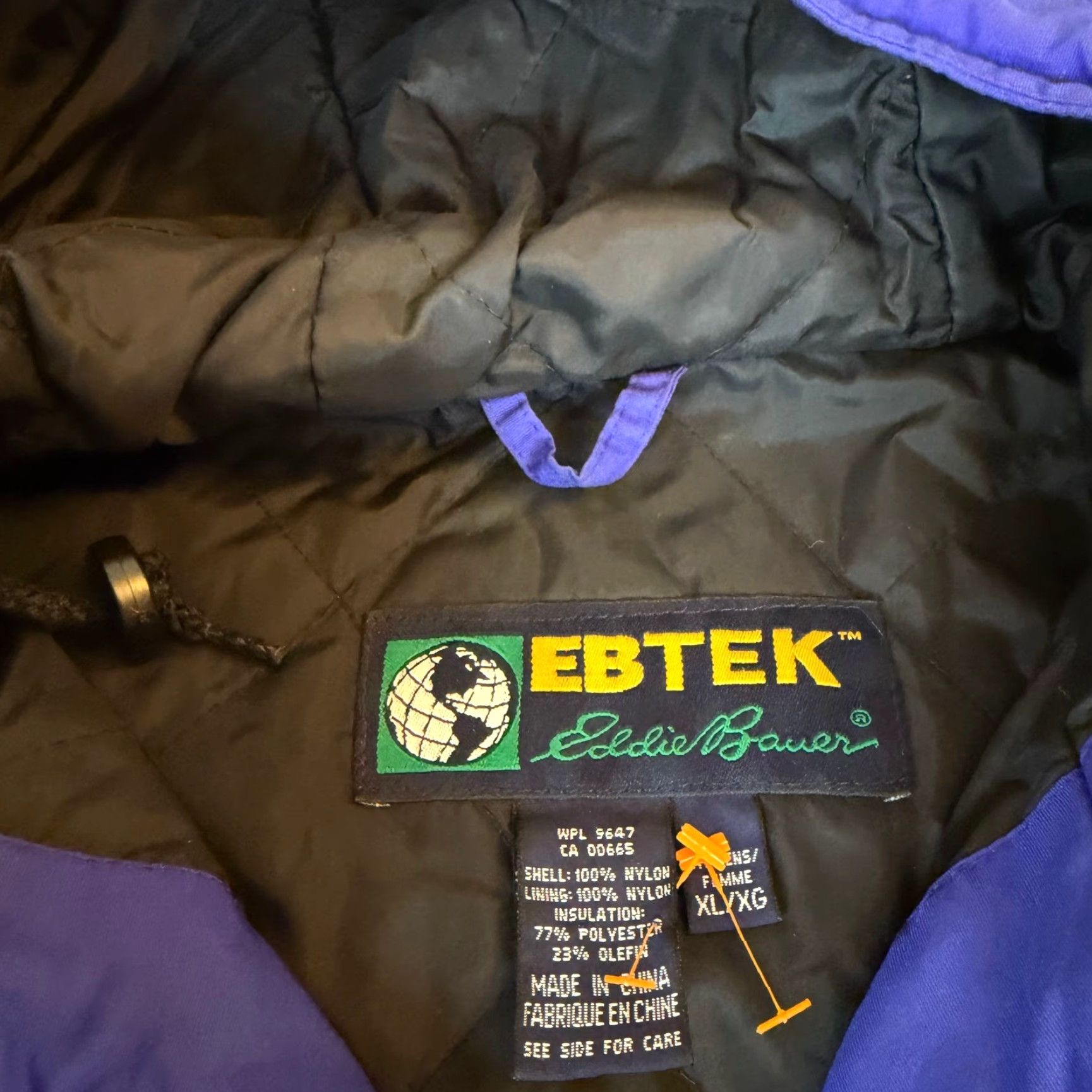 Eddie Bauer VINTAGE Eddie Bauer EBTEK Blue Thinsulate Hooded Winter Parka Jacket Mens XL Size US XL / EU 56 / 4 - 3 Thumbnail