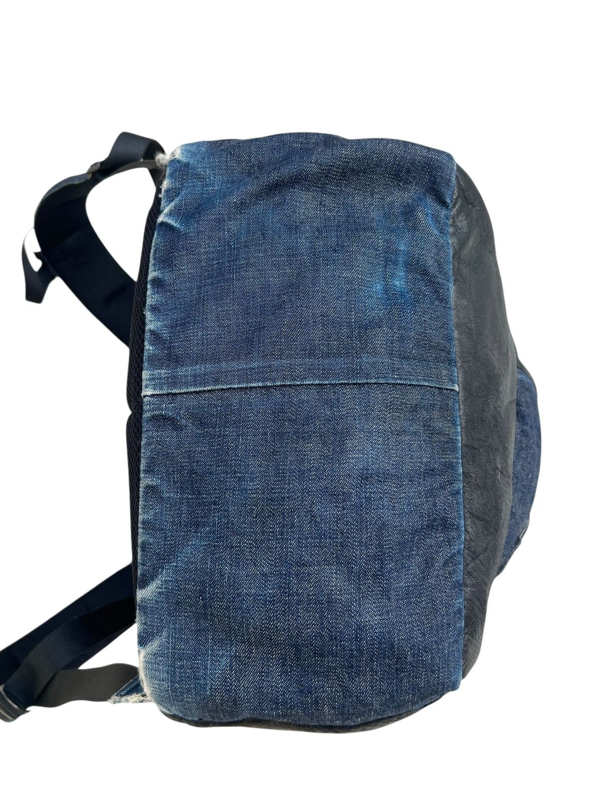 Leather DECADE Japan Distressed Backpack Leather Cotton Size ONE SIZE - 18 Thumbnail